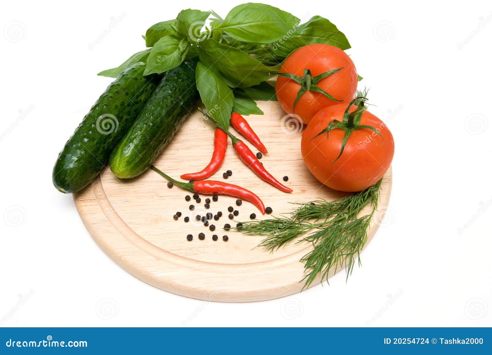 Vegetables, Spices and Greens Stock Photo Image of tomatoes