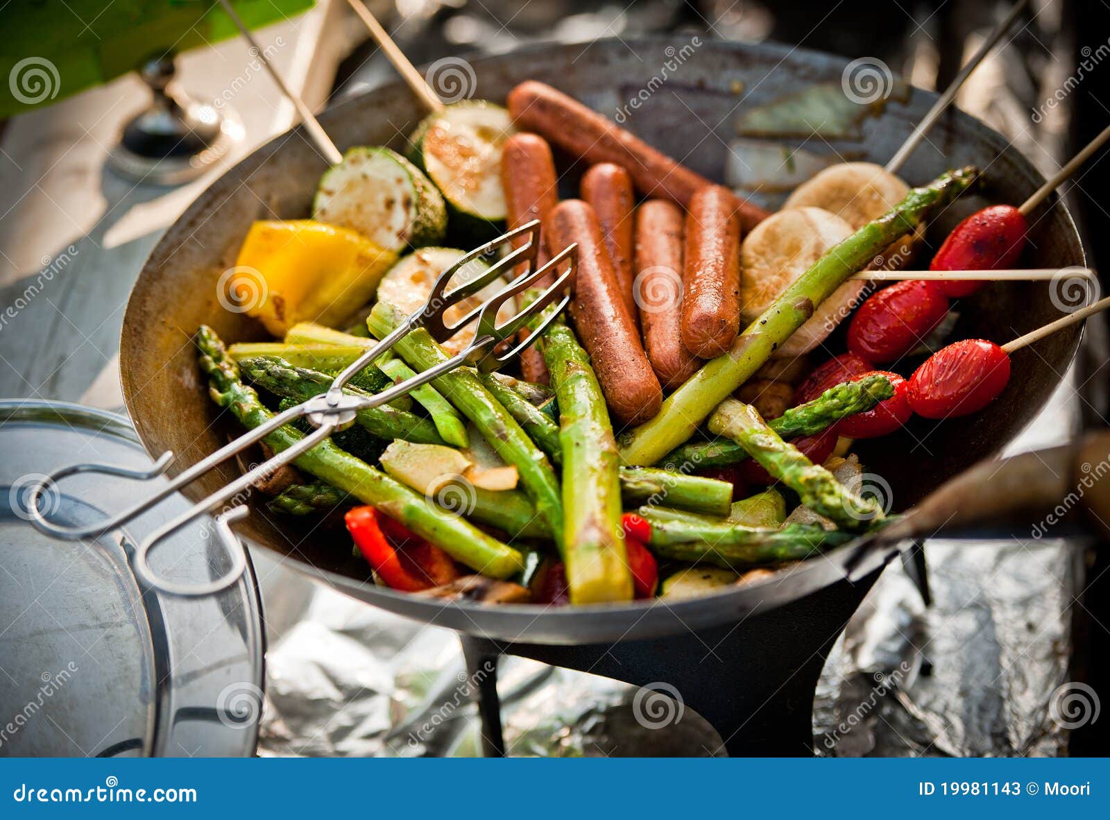 Vegetarian barbeque stock image. Image of lunch, closeup 19981143