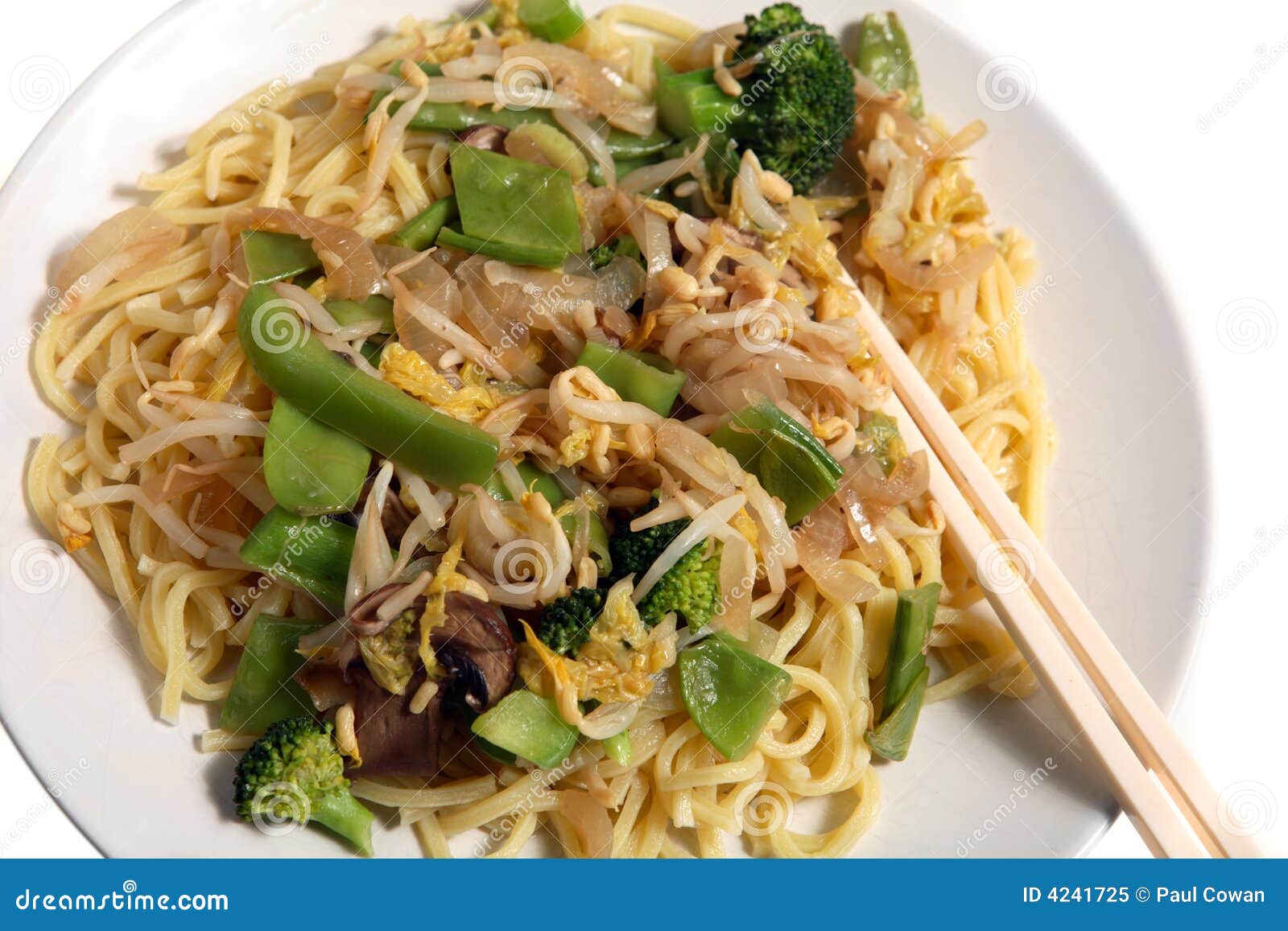 Vegetarian Chow Mein Noodles Meal Stock Image - Image of chopsticks ...