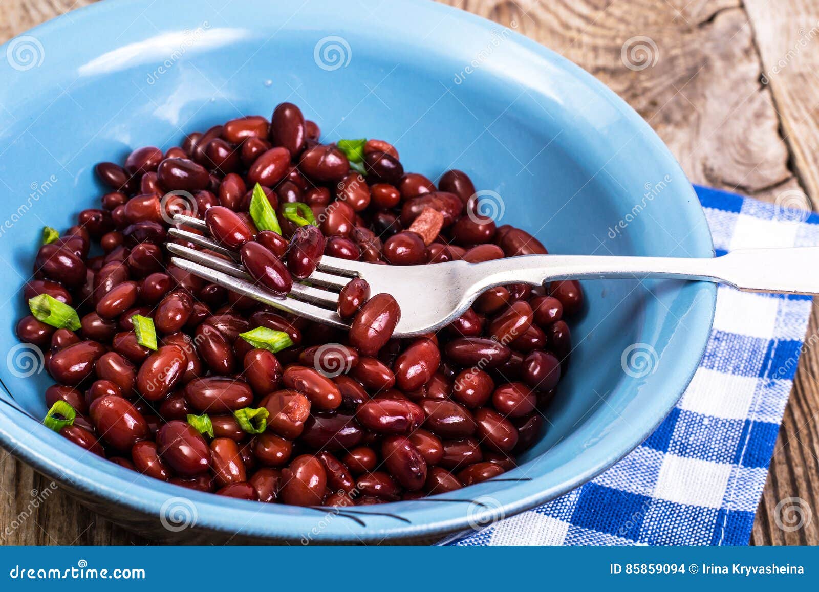 Vegetarian Dish of Red Bean Protein Stock Photo Image of closeup