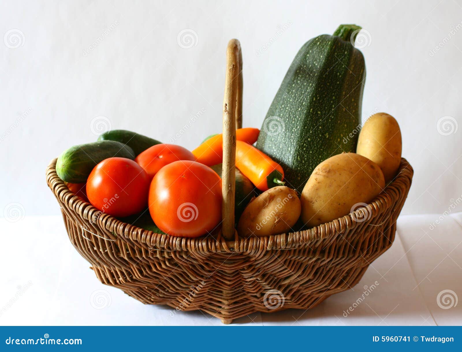 Vegetarian Food basket stock image. Image of close, basket 5960741