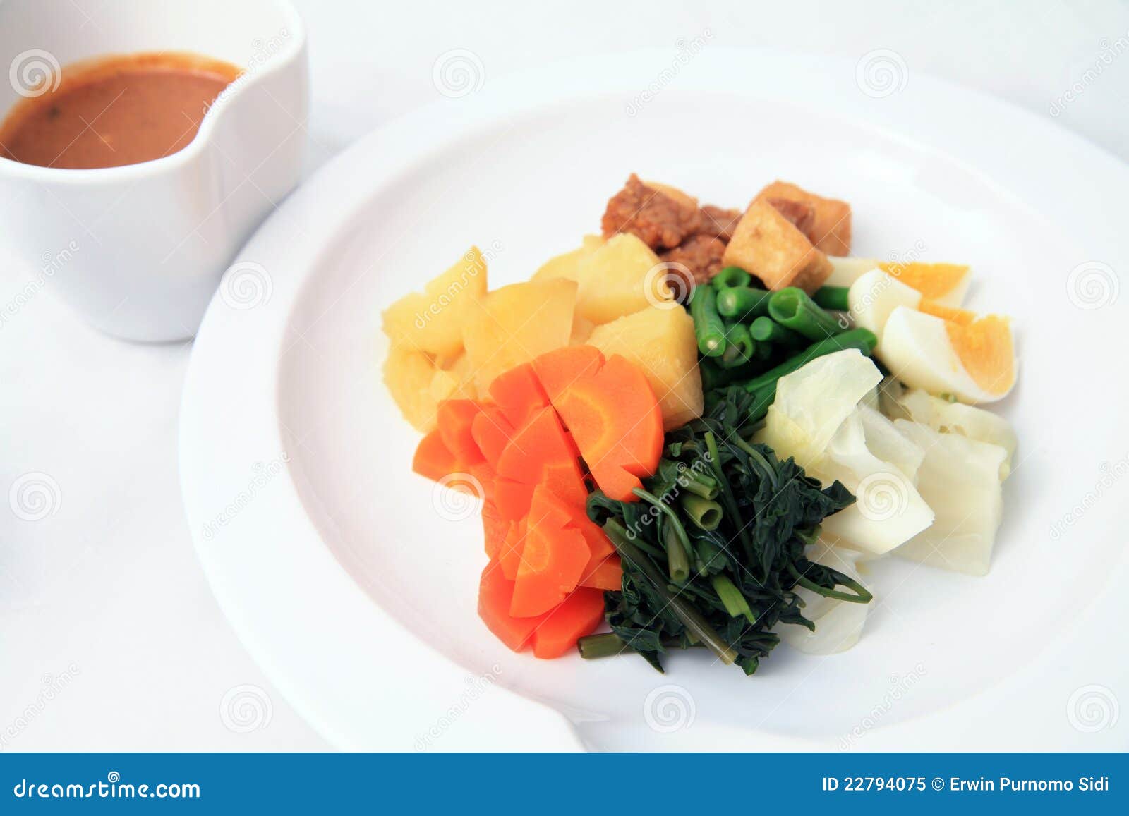 vegetarian food named gado-gado