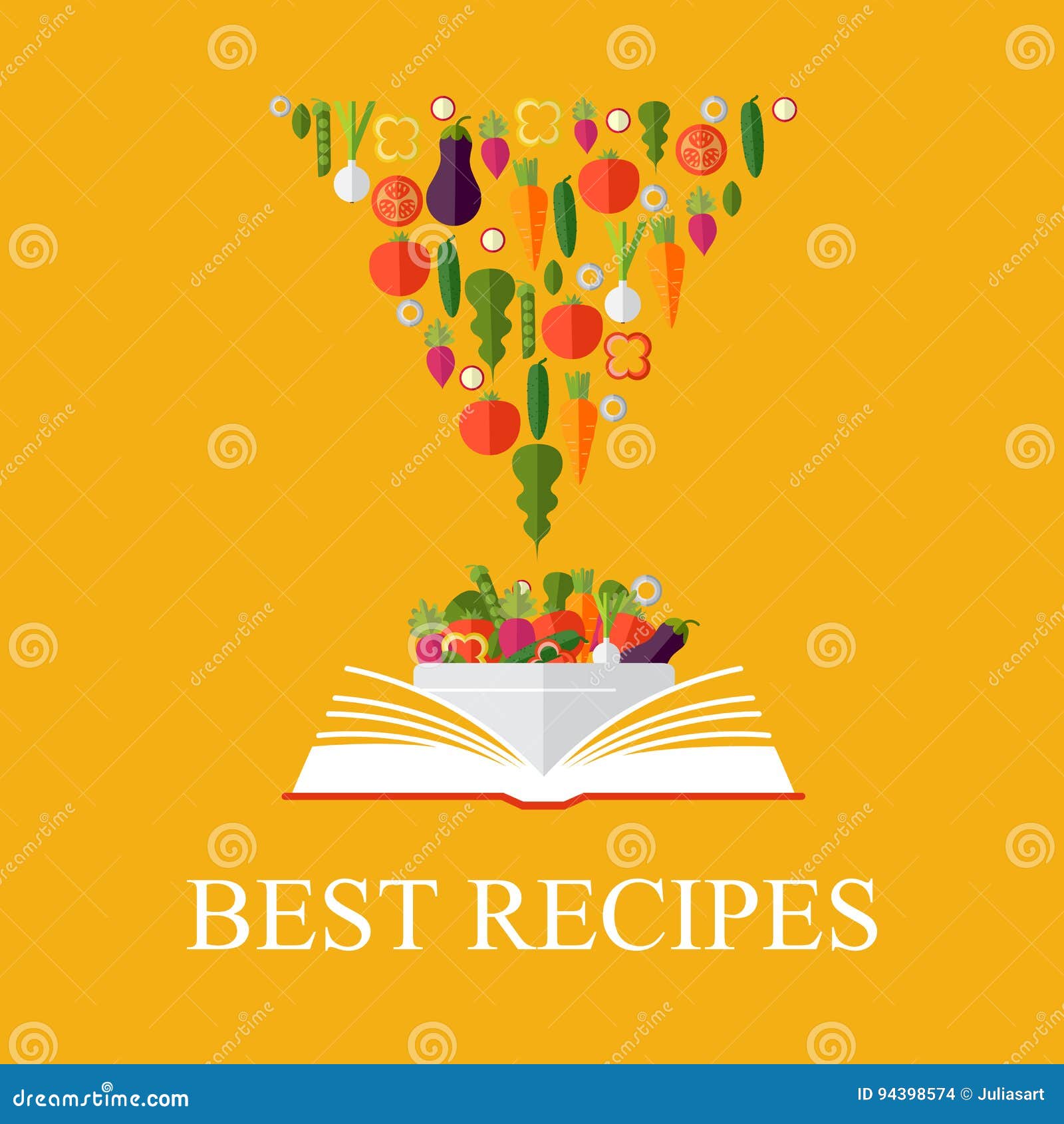 Book of Recipes, Cookbook, Best Recipes. Vegetarian, Healthy Eat Stock ...