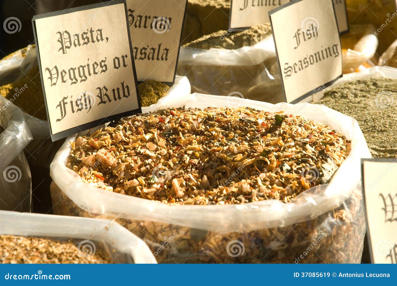 Vegetarian spices stock image. Image of yellow, store 37085619