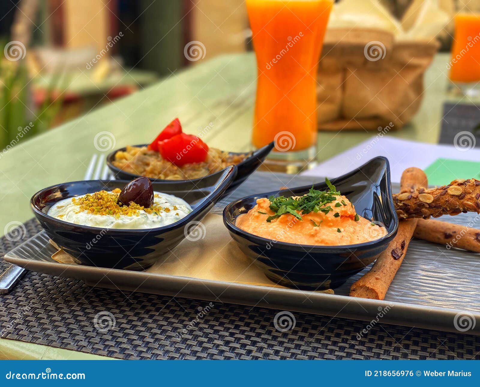 Vegetarian tapas stock photo. Image of wholesome, healthy 218656976