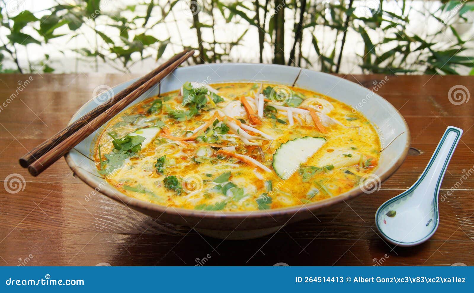 vegetarian vietnamese pho soup.