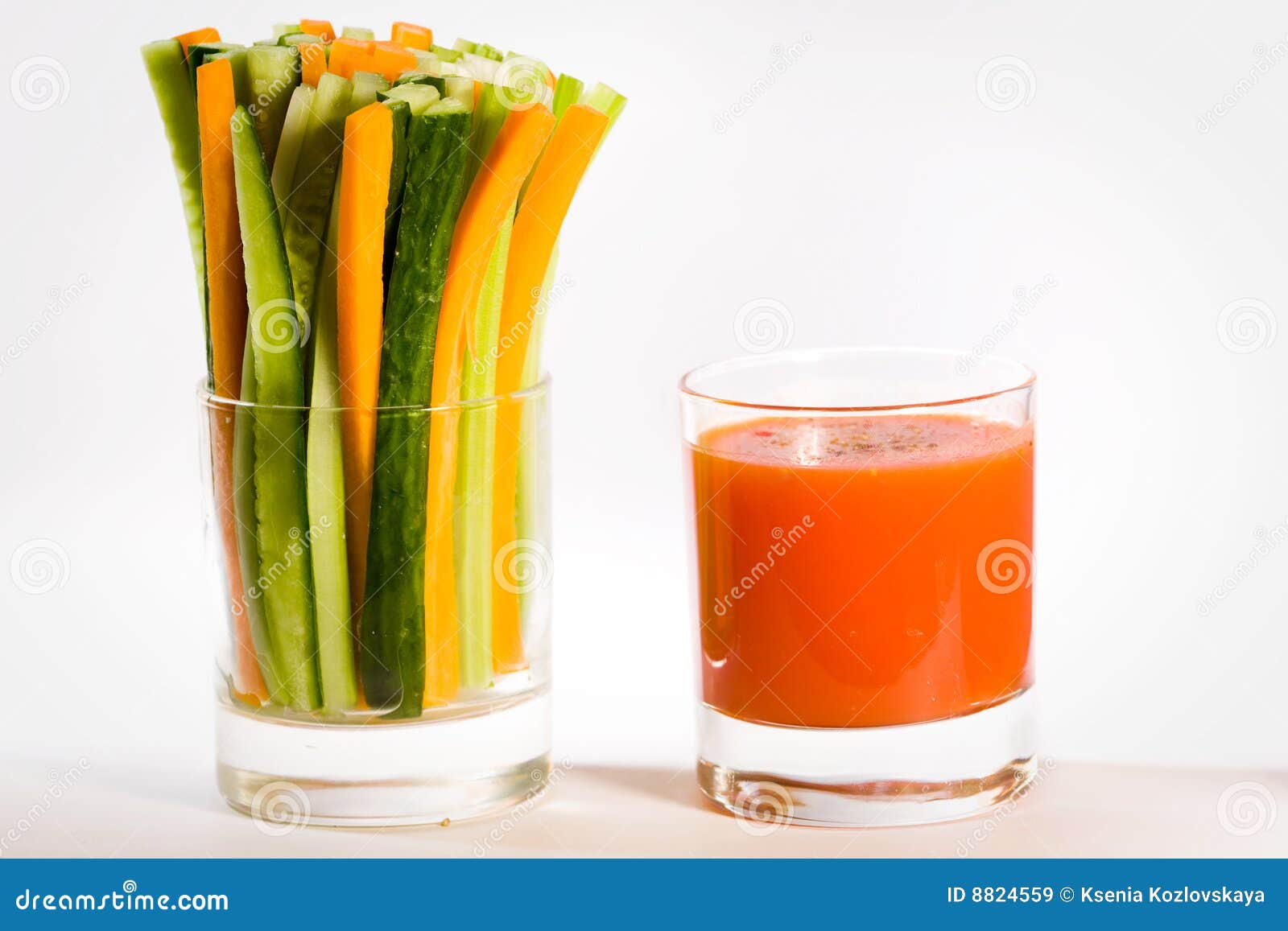 Vegetarische Cocktail stock afbeelding. Image of eten 8824559