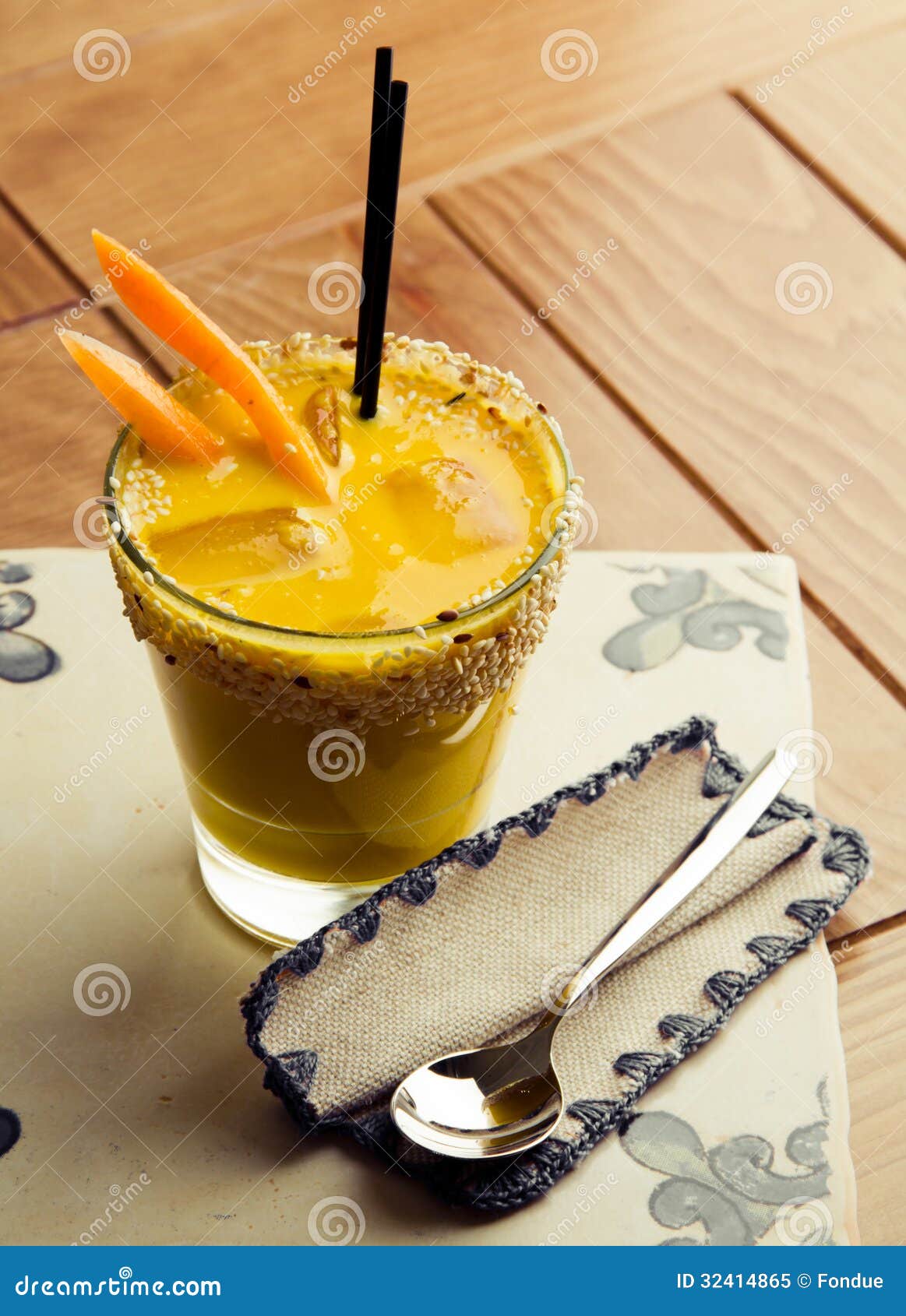 Vegetarische Culinaire Cocktail Stock Afbeelding Image of drank