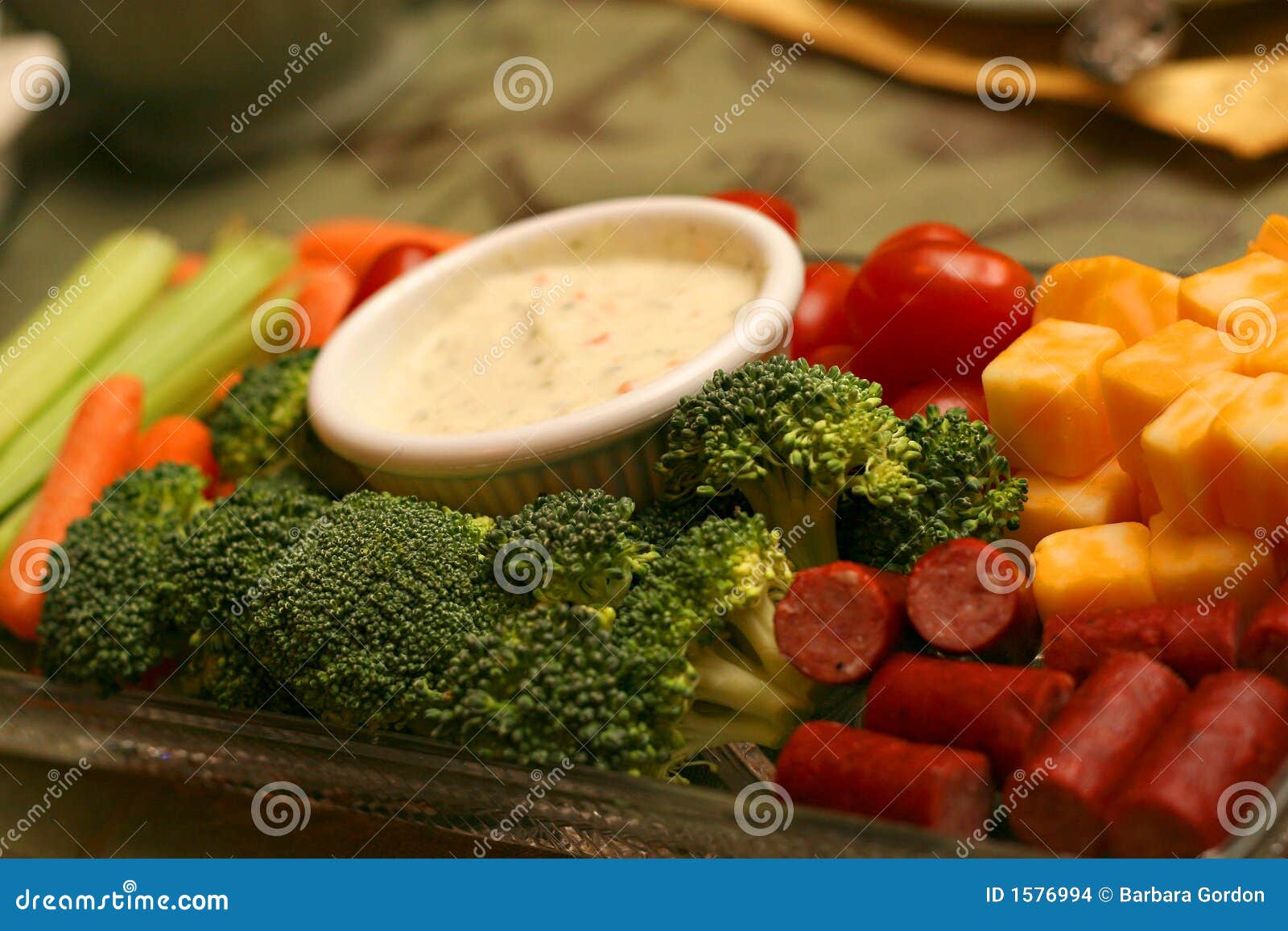 Veggie Appetizer Dish stock photo. Image of cheese, relish 1576994