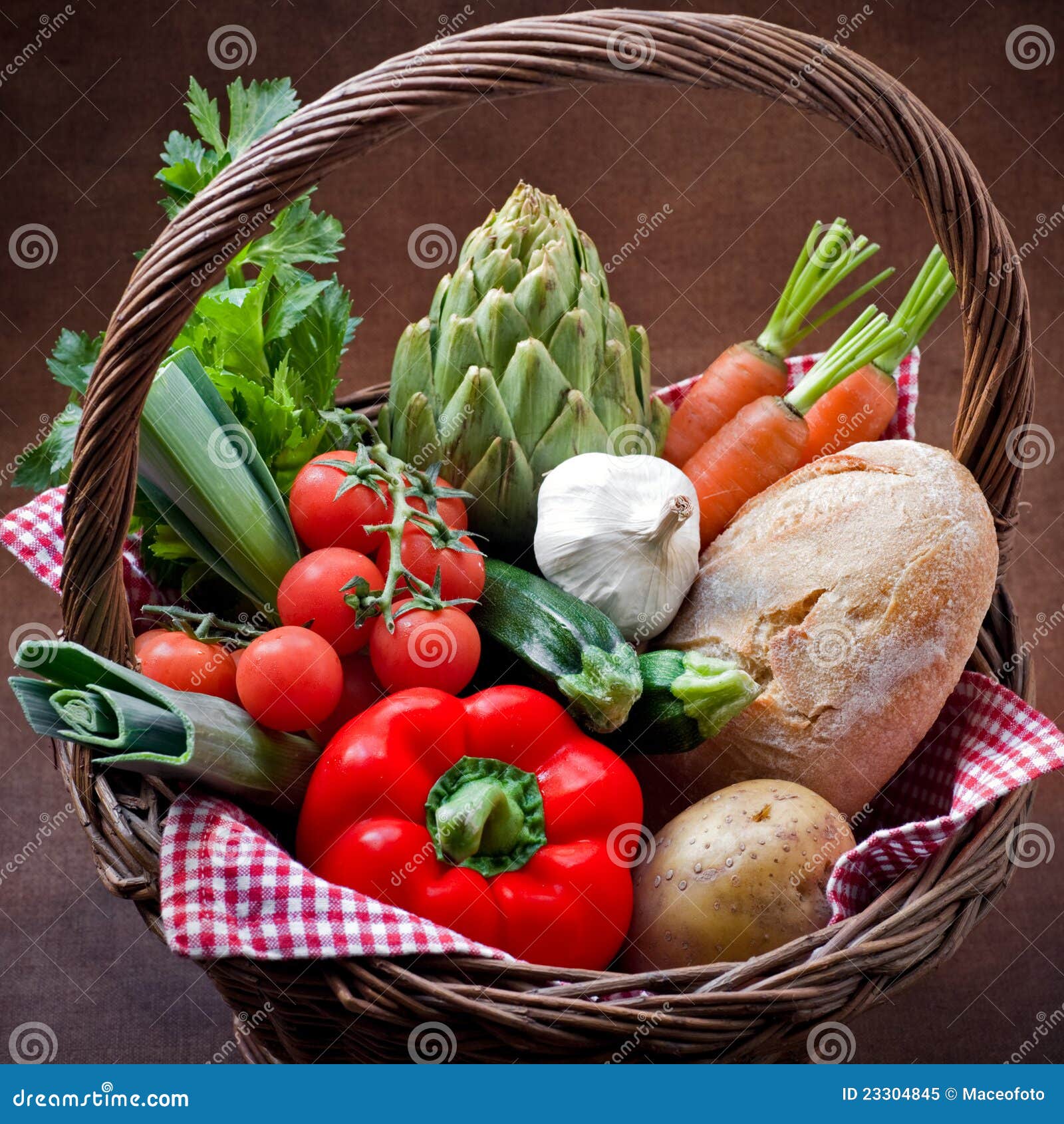 Veggie Basket stock image. Image of market, carrot, organic 23304845