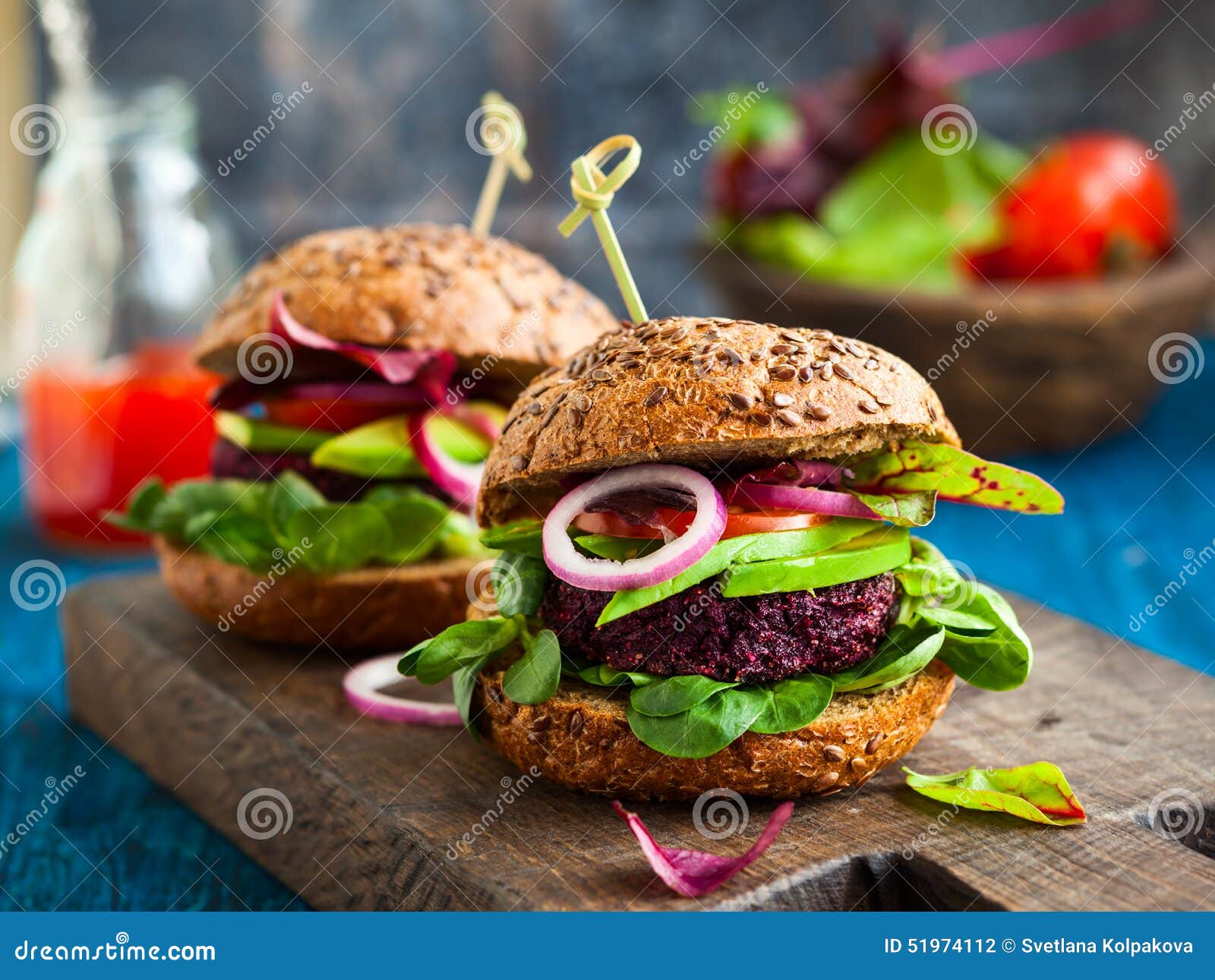 veggie beet and quinoa burger