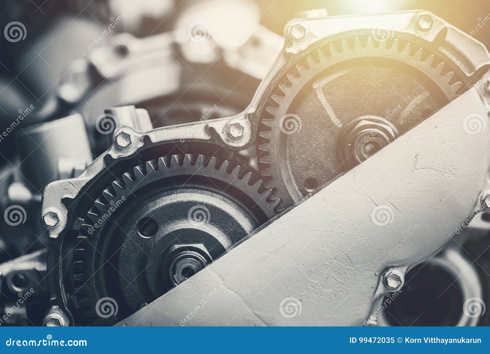Vehicle Car Gear Rotary Clutch Closeup Stock Image Image of