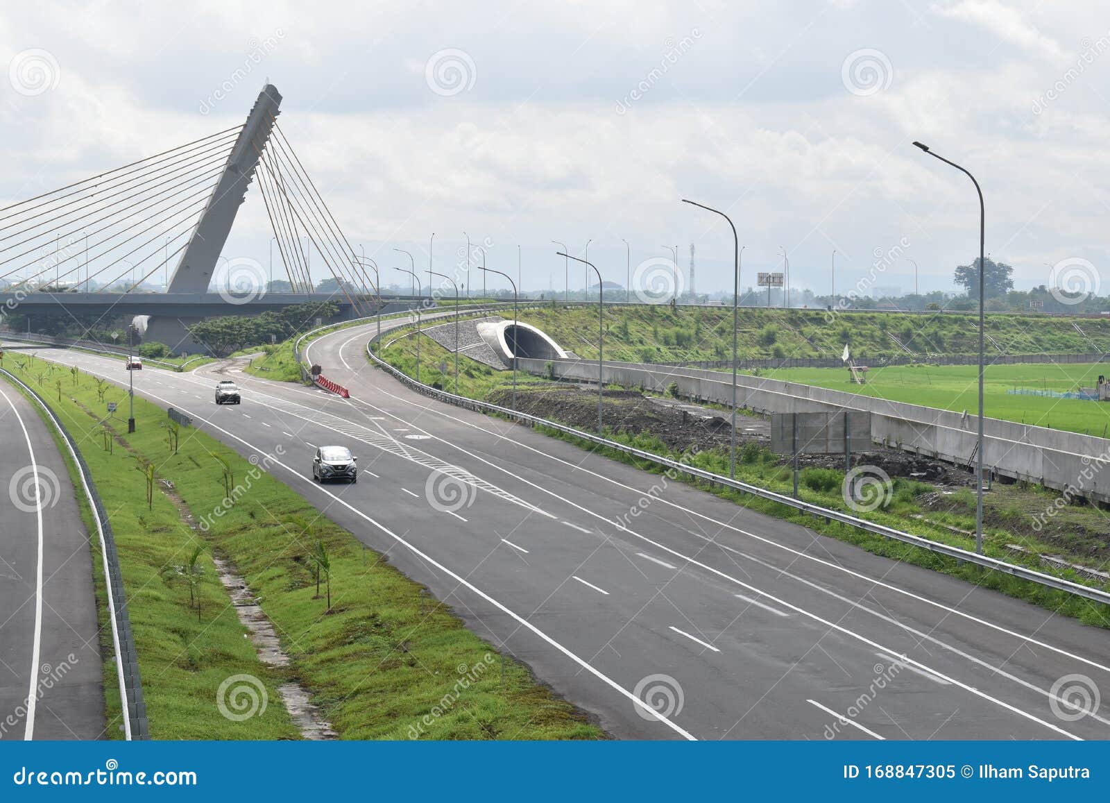 The Vehicle Drove on the Expressway Stock Image Image of highway