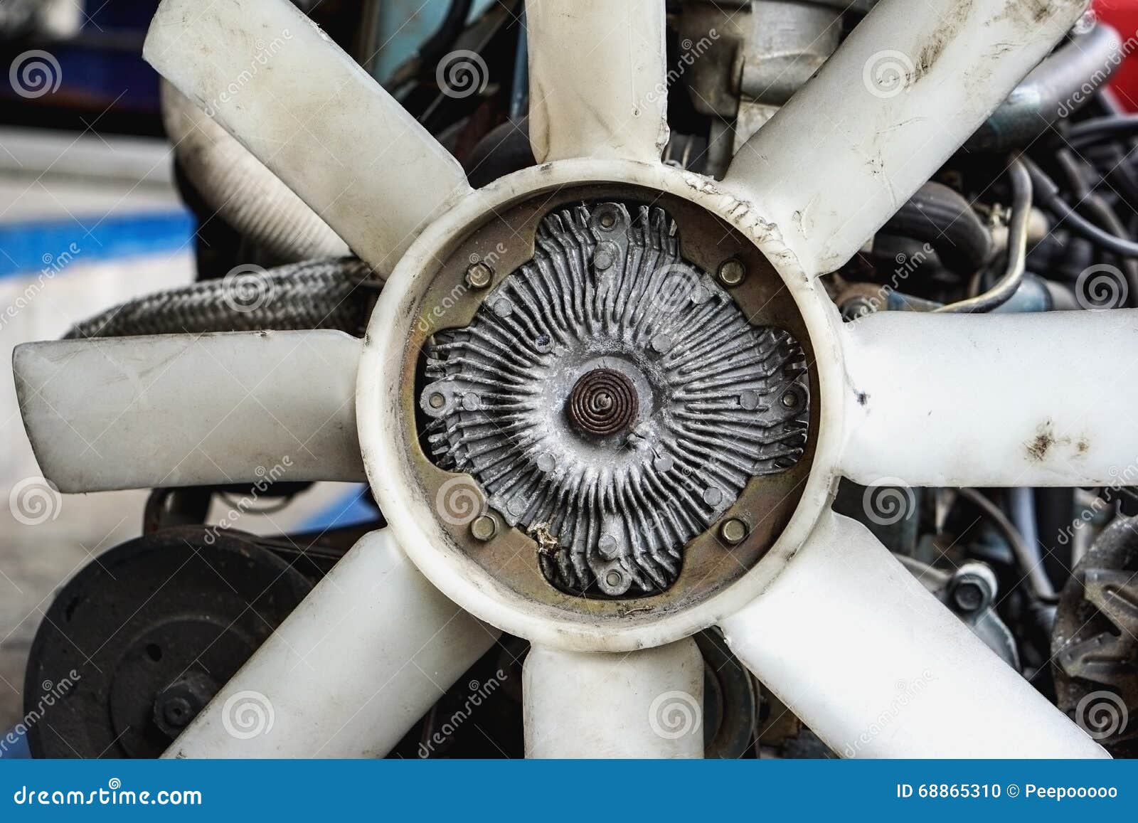 Vehicle fan clutch stock photo. Image of heat, blades 68865310