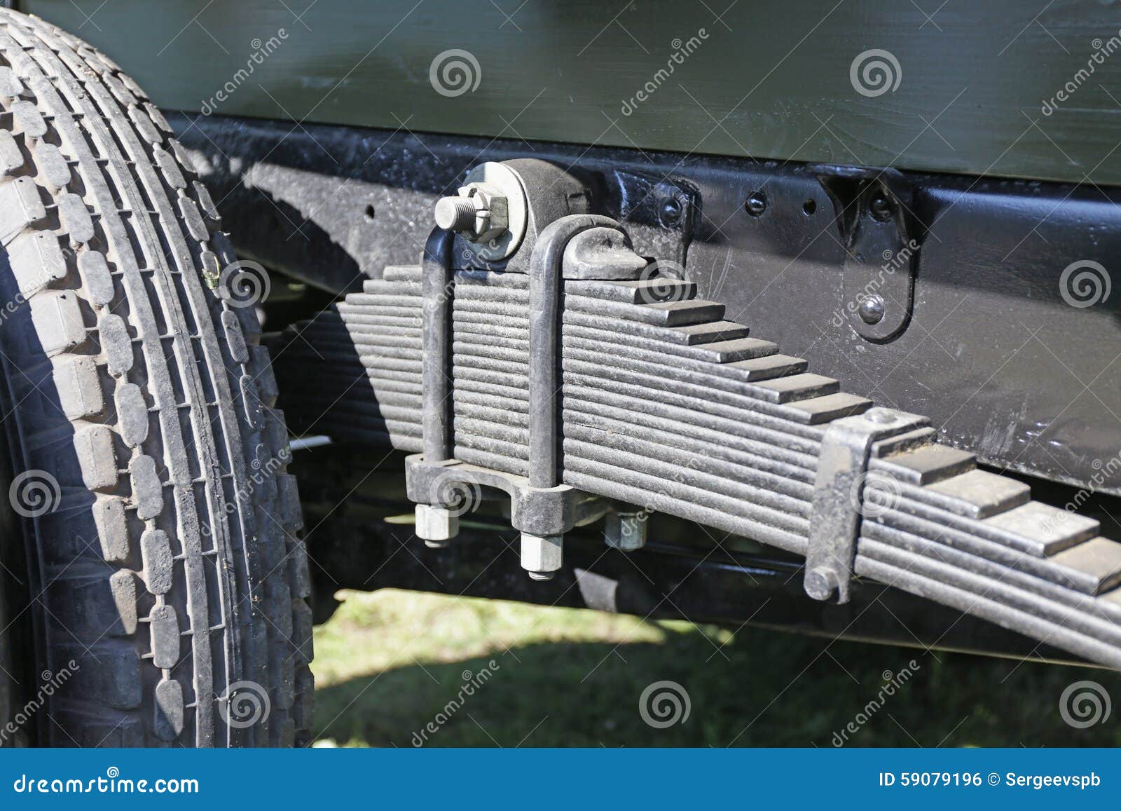 Vehicle leaf spring stock photo. Image of industrial 59079196