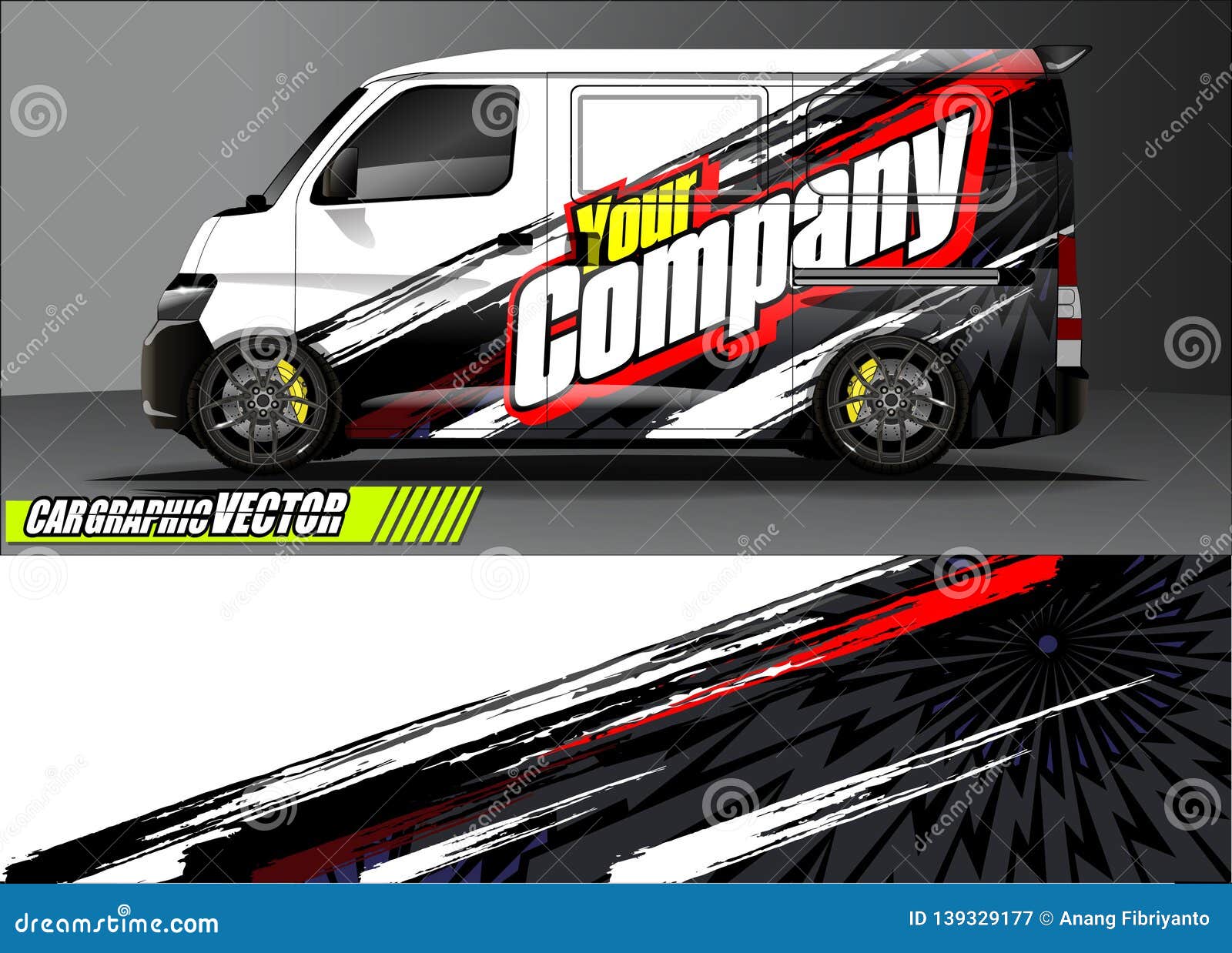 Download Van Livery Graphic Vector Abstract Grunge Background Design For Vehicle Vinyl Wrap And Car Branding Stock Vector Illustration Of Mockup Abstract 139329177