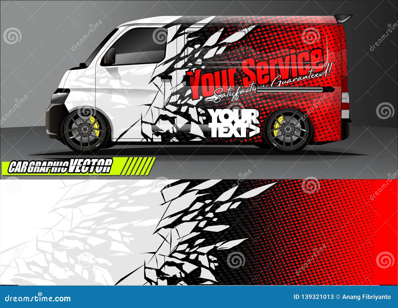 van livery graphic . abstract grunge background  for vehicle vinyl wrap and car branding