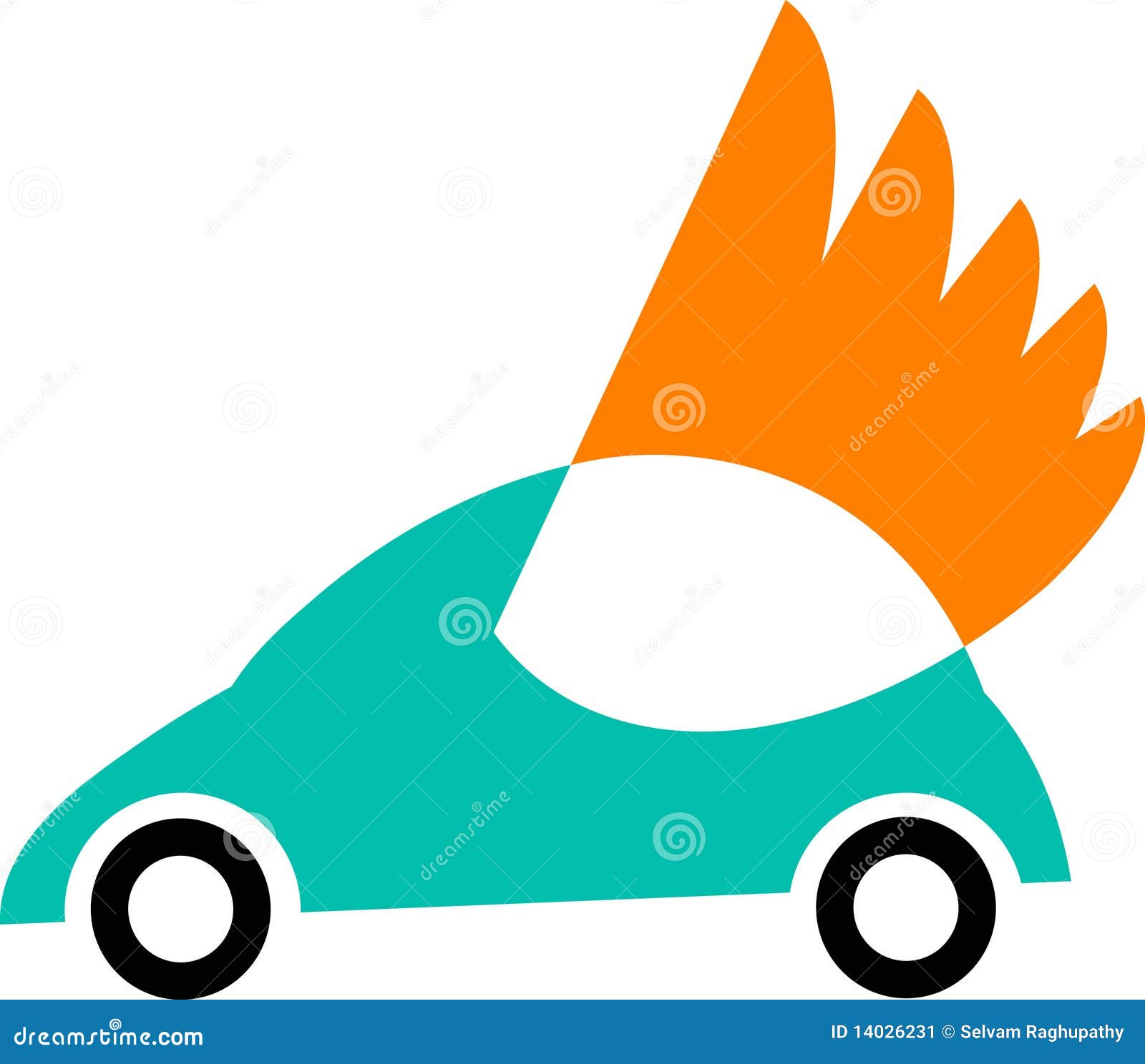 Vehicle logo stock vector. Illustration of design, bird - 14026231