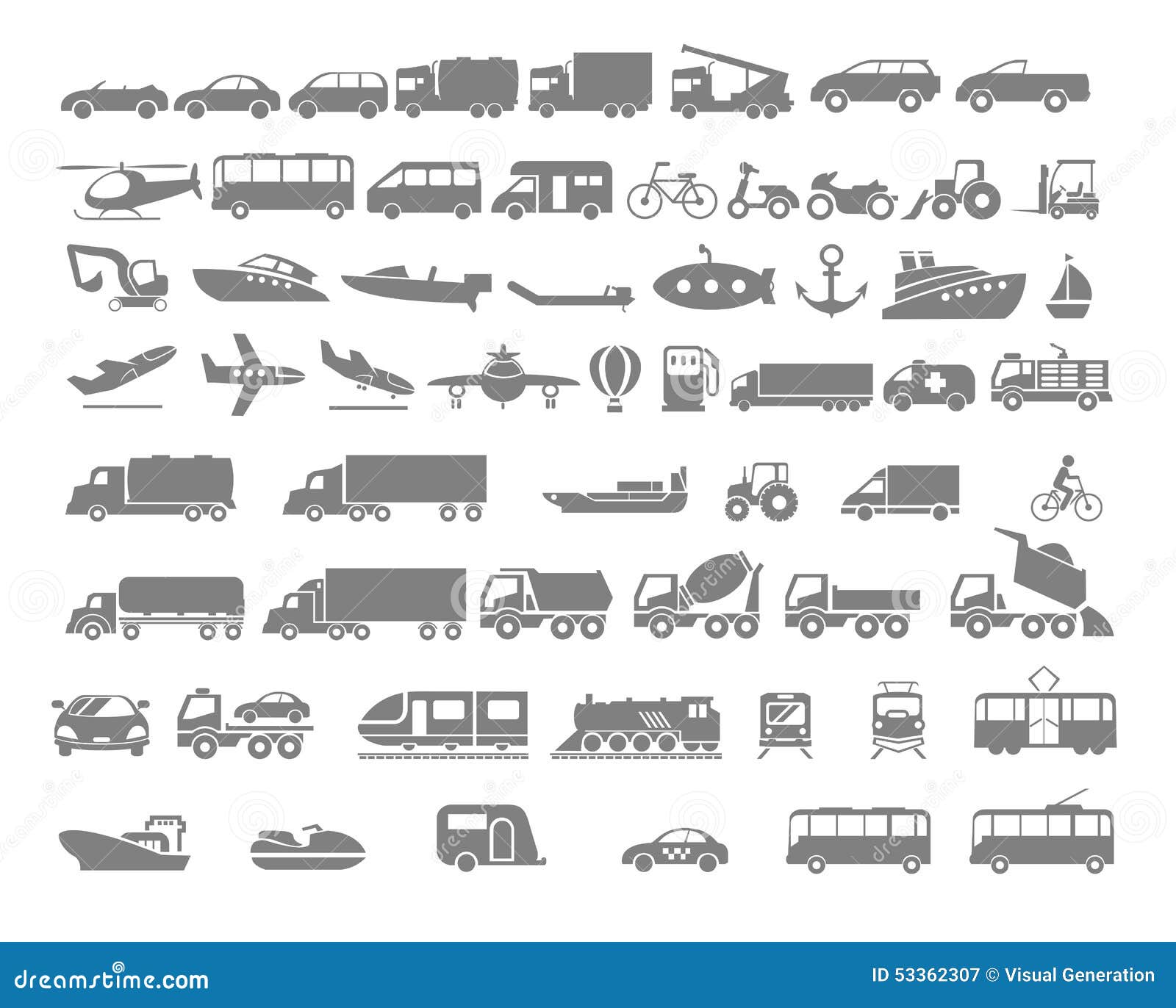 Vehicle Icon Set