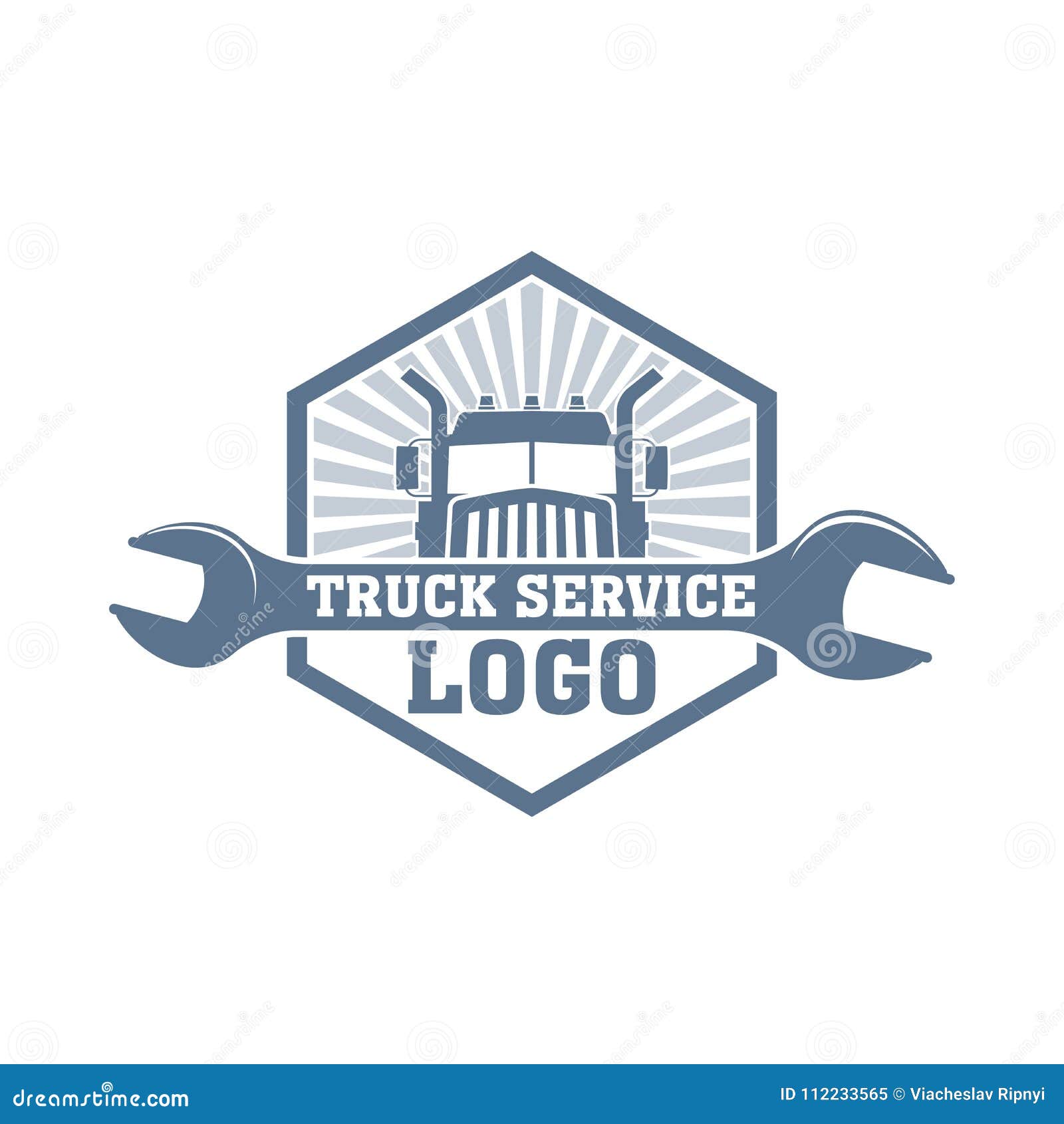 VektorLKWServiceLogo stock abbildung. Illustration von ikone 112233565