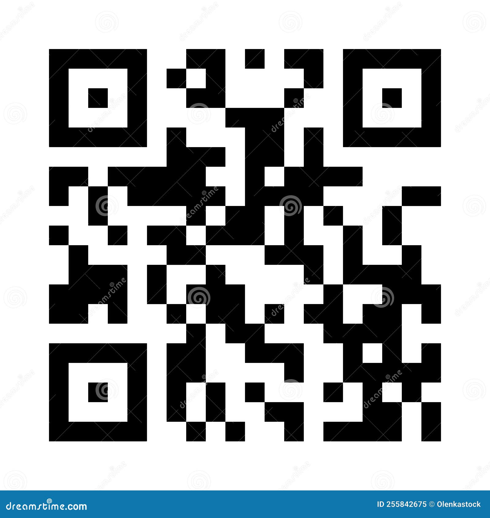 Vektor qr Code vektor abbildung. Illustration von schwarzes 255842675