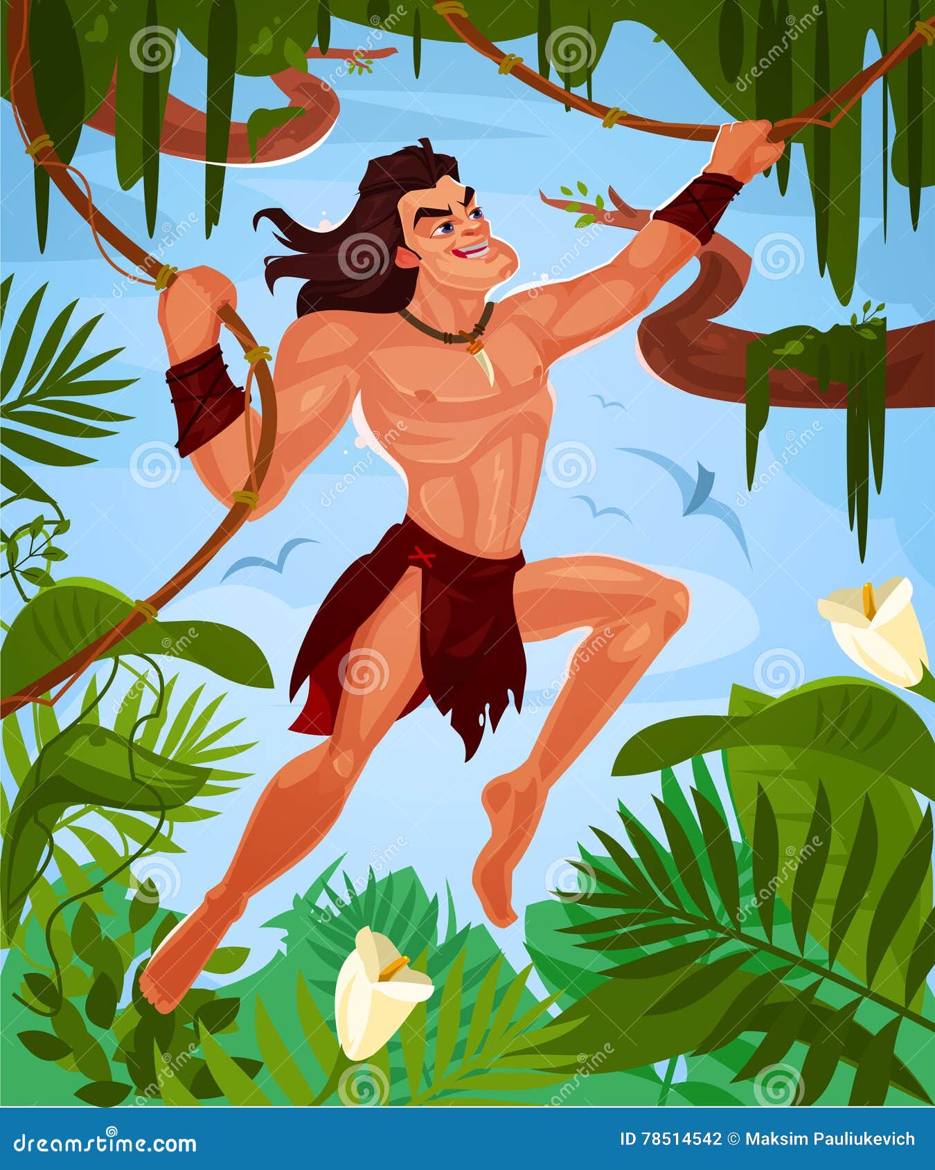 naken tarzan tecknad