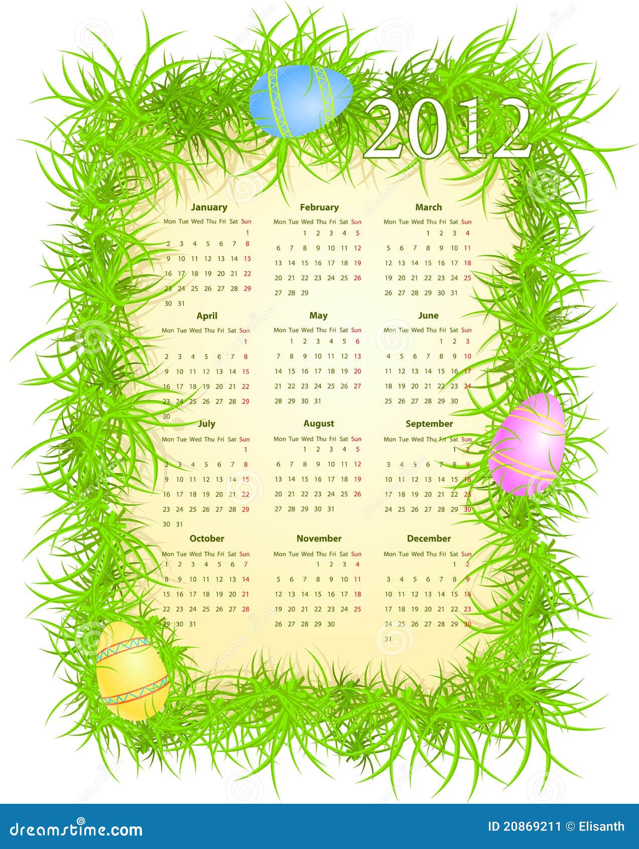 ostern 2012 kalender