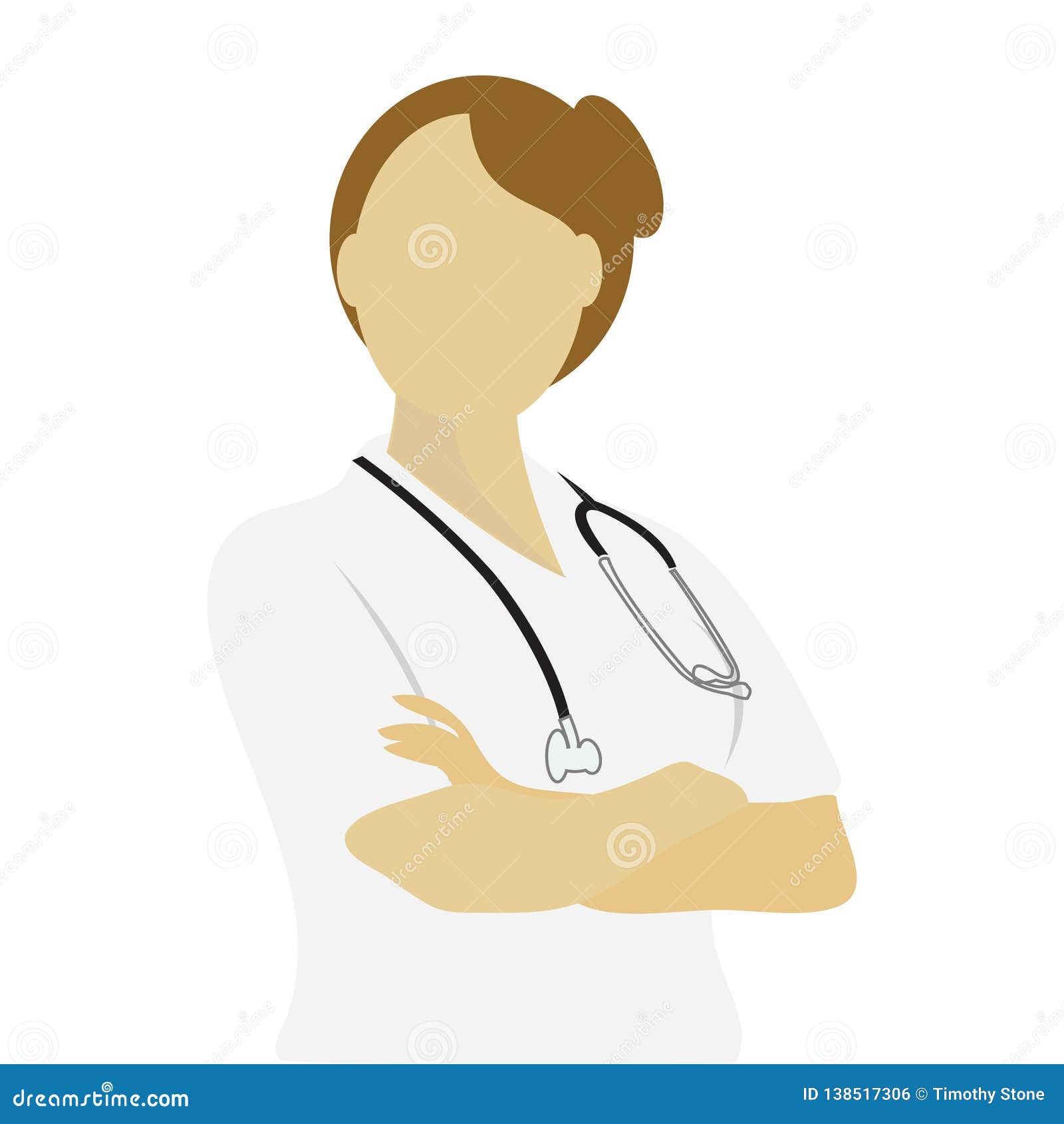 Vektorillustration Der Krankenschwester Vektor Abbildung - Illustration