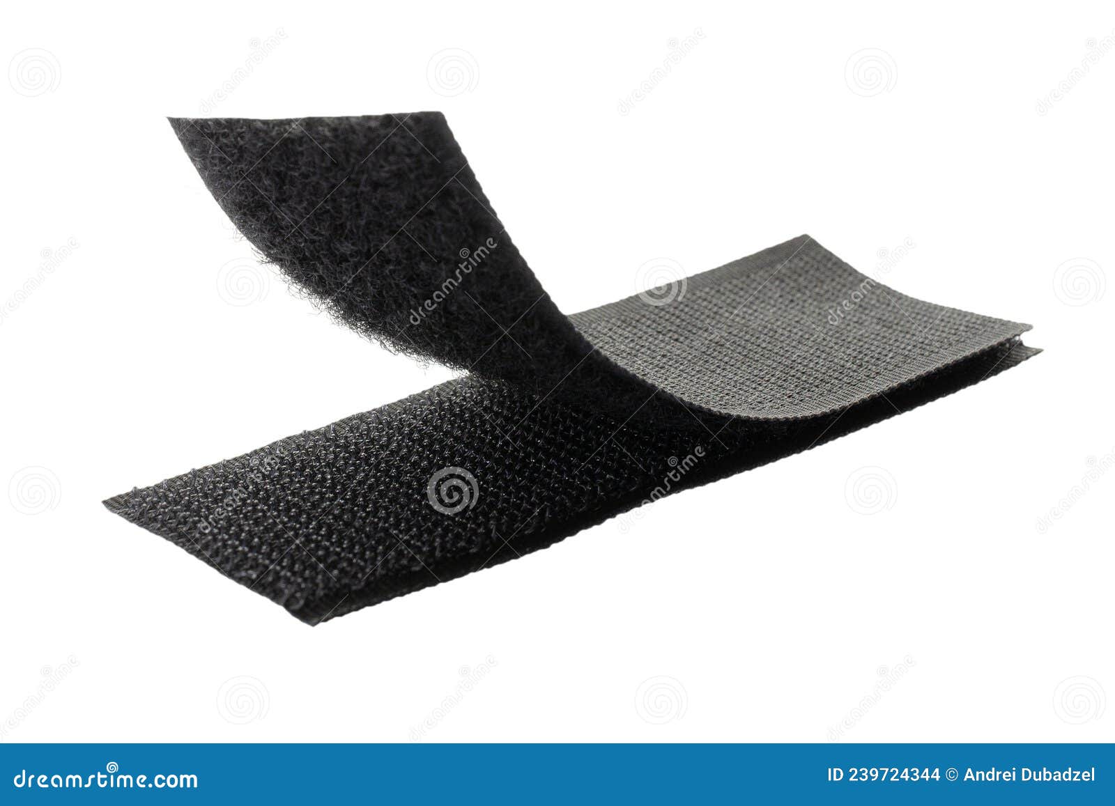 Velcro Tape On White Background Stock Photo - Download Image Now