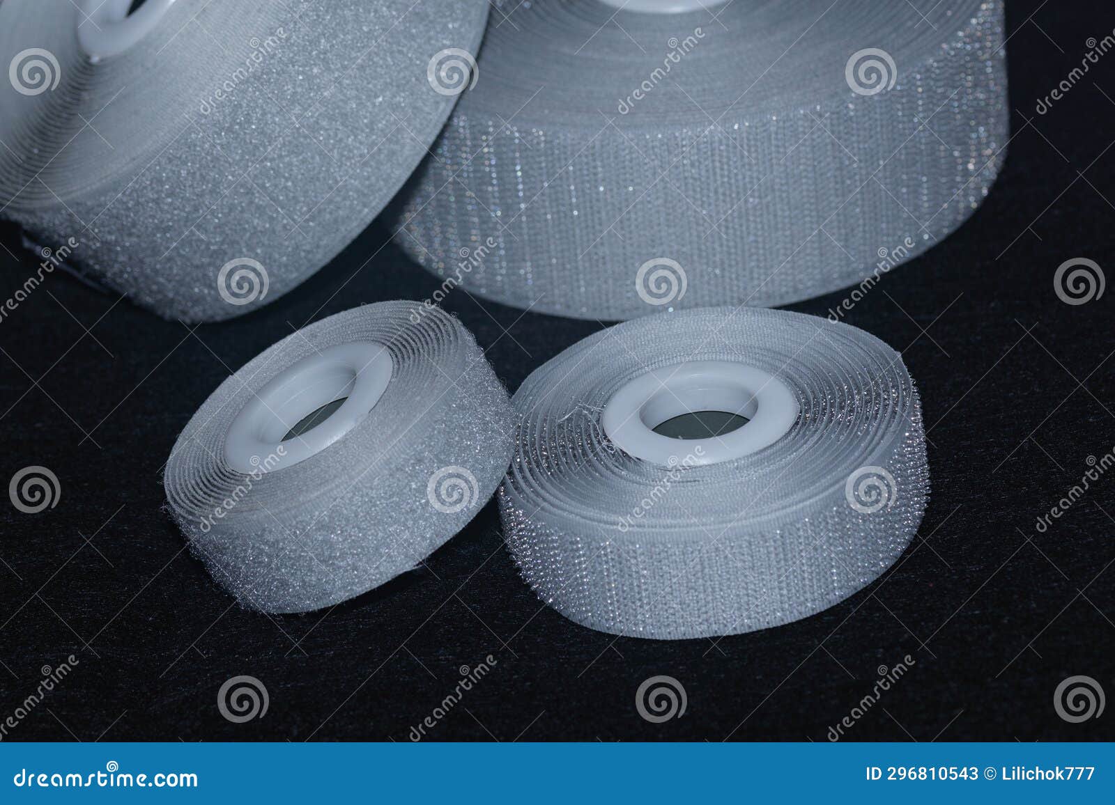 Velcro Tape in Rolls, Sewing and Sewing Accessories Stock Image Image