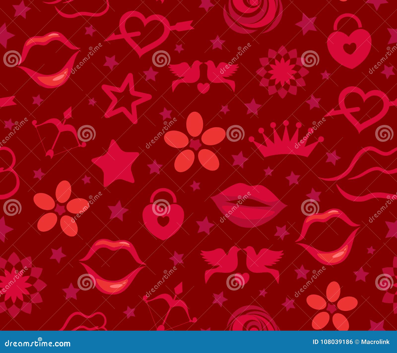 velentine`s day seamless  background