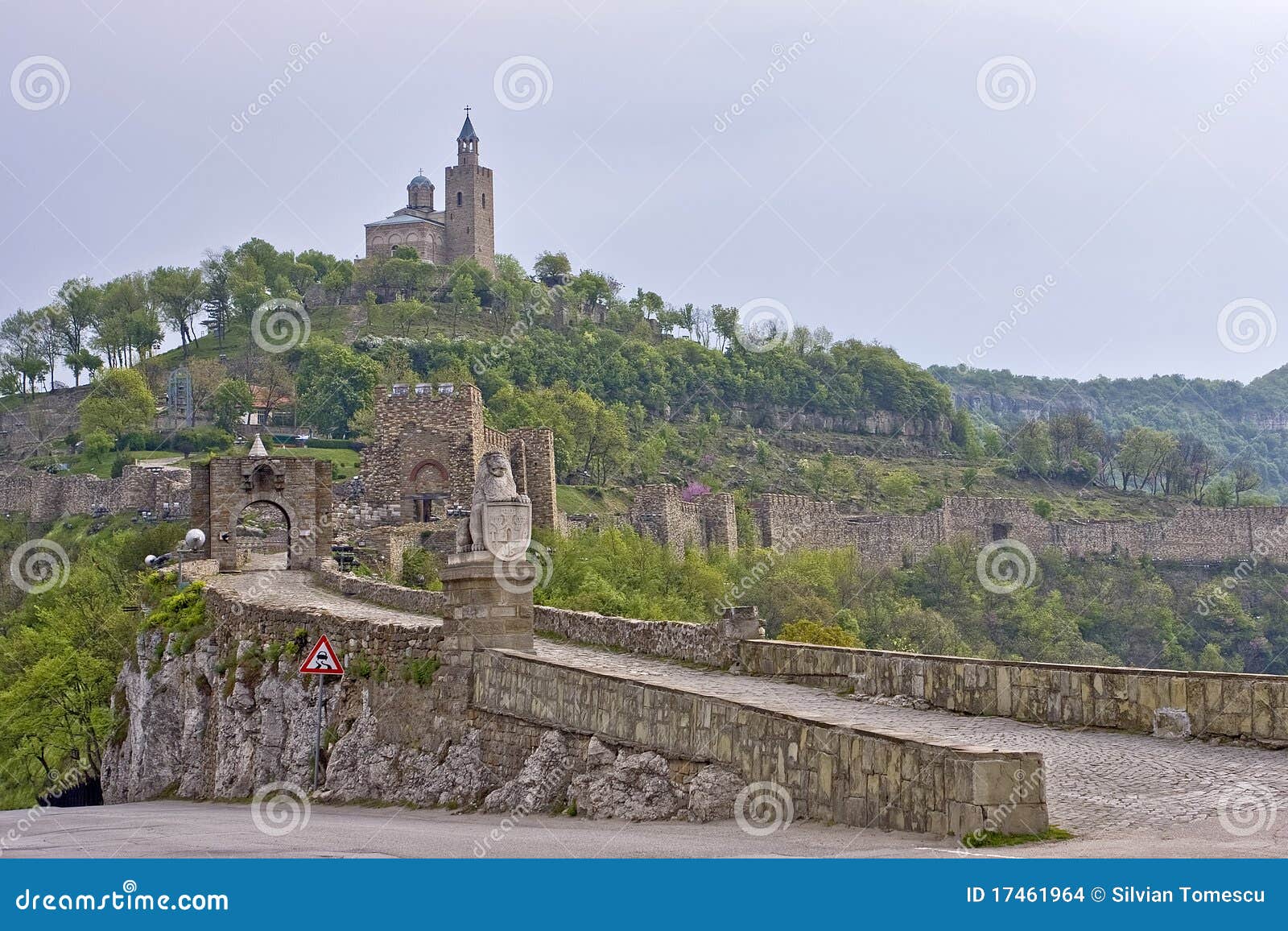 Veliko Tarnovo Old Citadel Tower Stock Photo - Image of summer, tourism ...