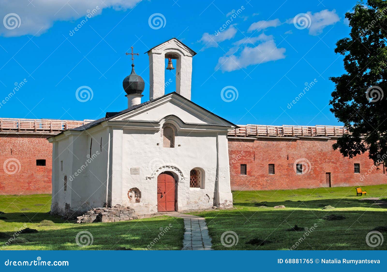 veliky novgorod. russia. church of saint andrey stratelates