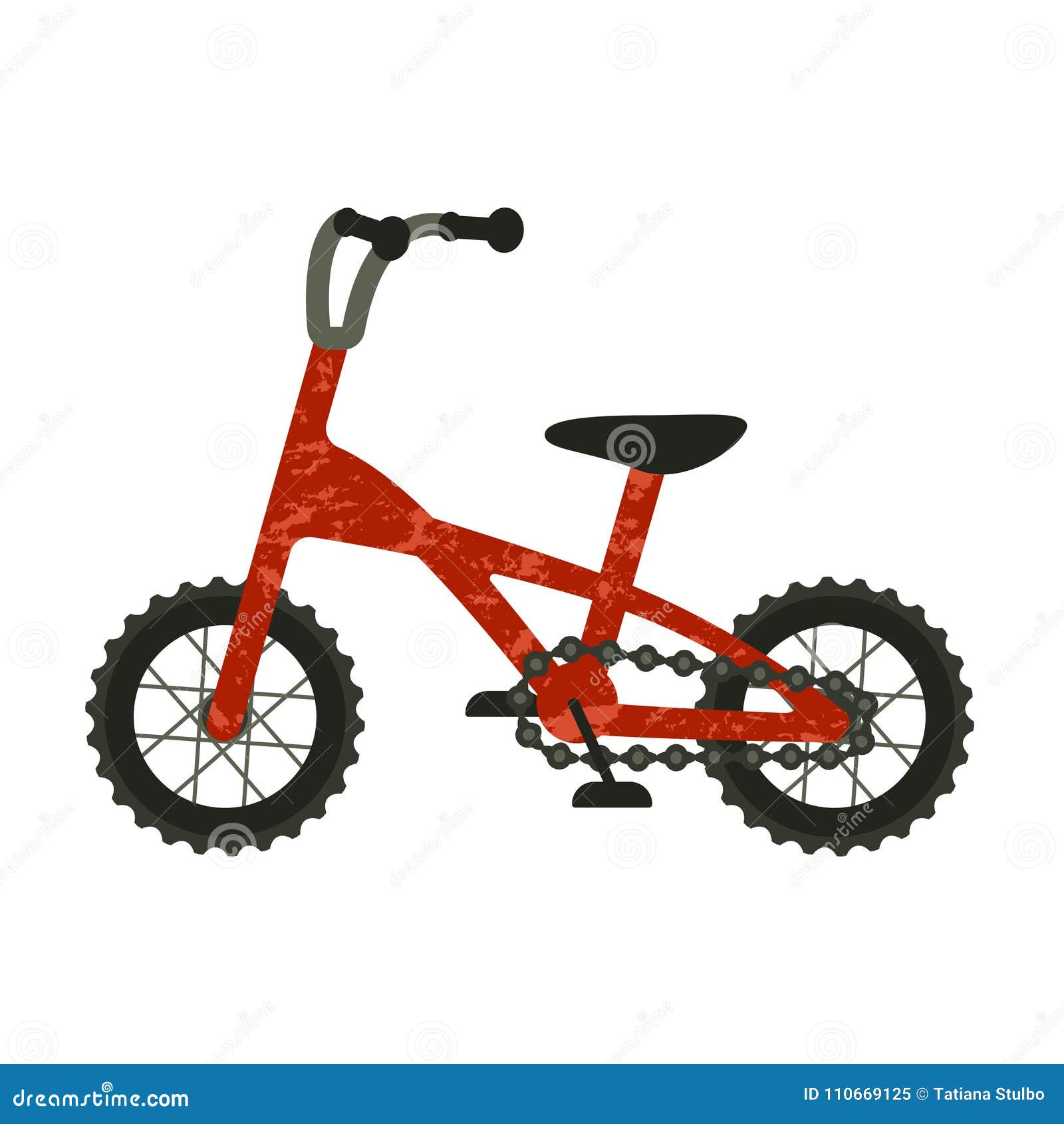 velo bike on white background