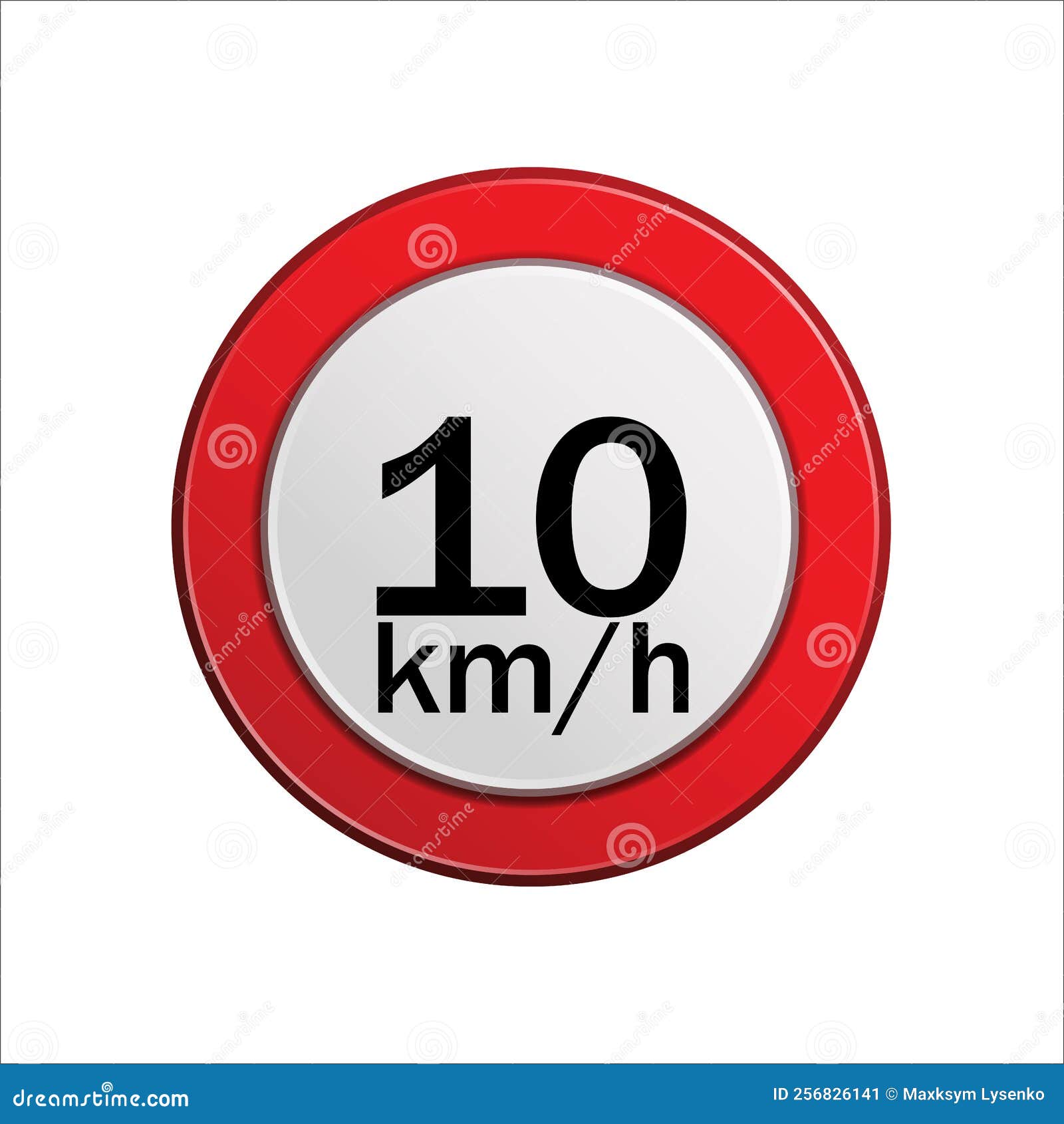 velocidade maxima permitida 10 km h maximum speed limit in portuguese  