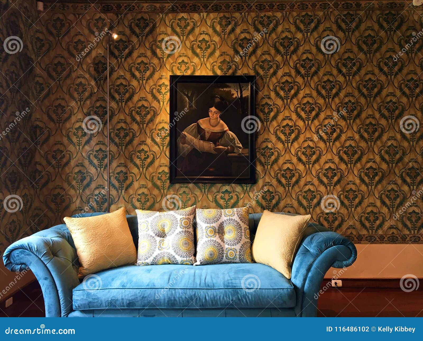 Velvet Sofa in Living Room at the Museo Remigio Crespo Toral, Cuenca  Ecuador Editorial Photography - Image of historic, furniture: 116486102