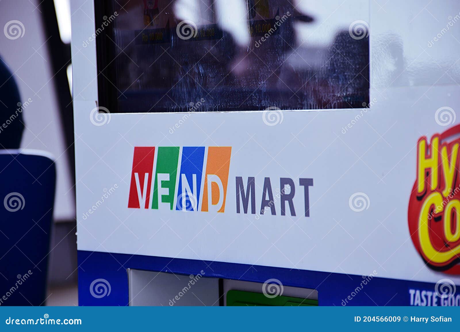 Vending Machine logo editorial stock image. Image of draft - 204566009