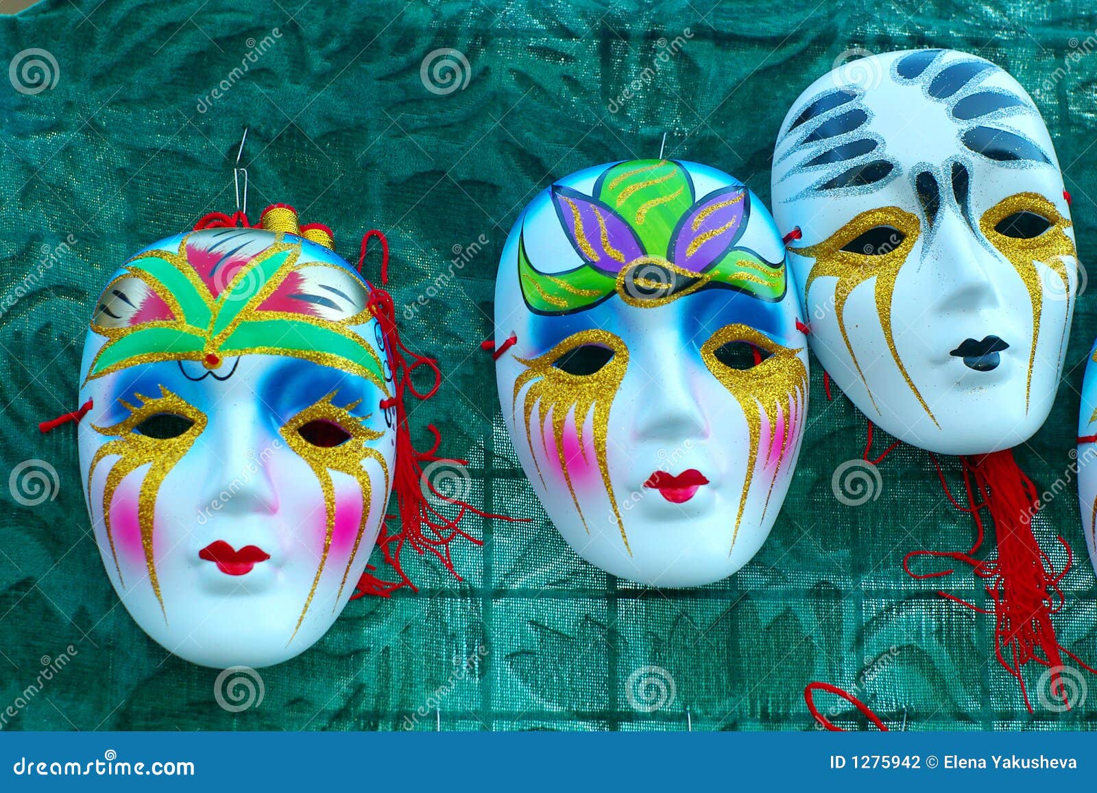masks stock photo. Image of makeup, faces, carnival 1275942