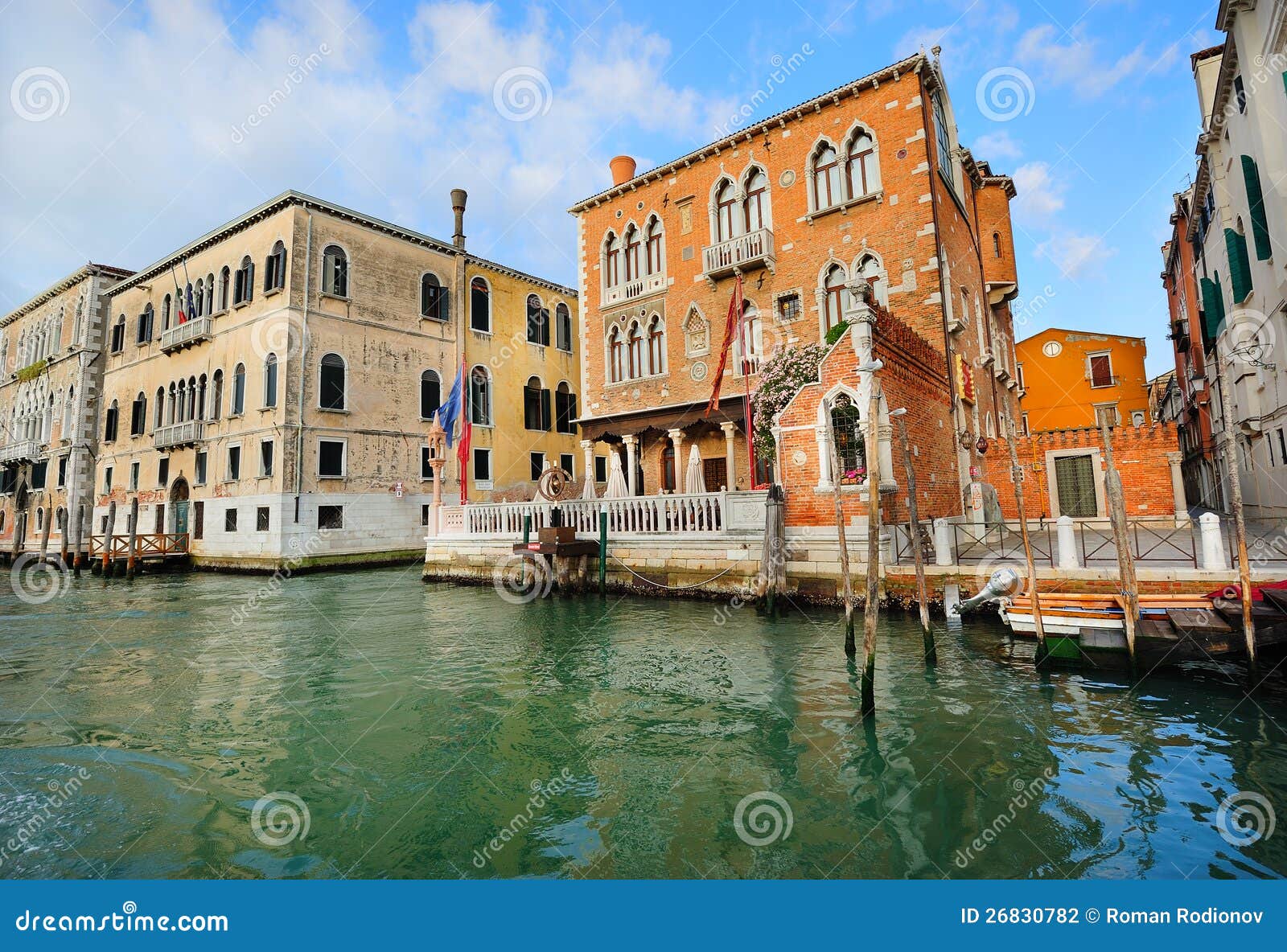 venetian palazzos on grand canal