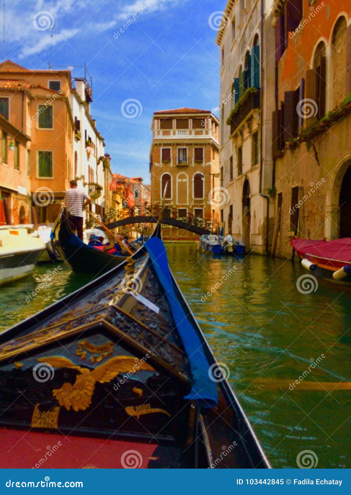 Venezia stockbild. Bild von himmel, wasser, führung - 103442845