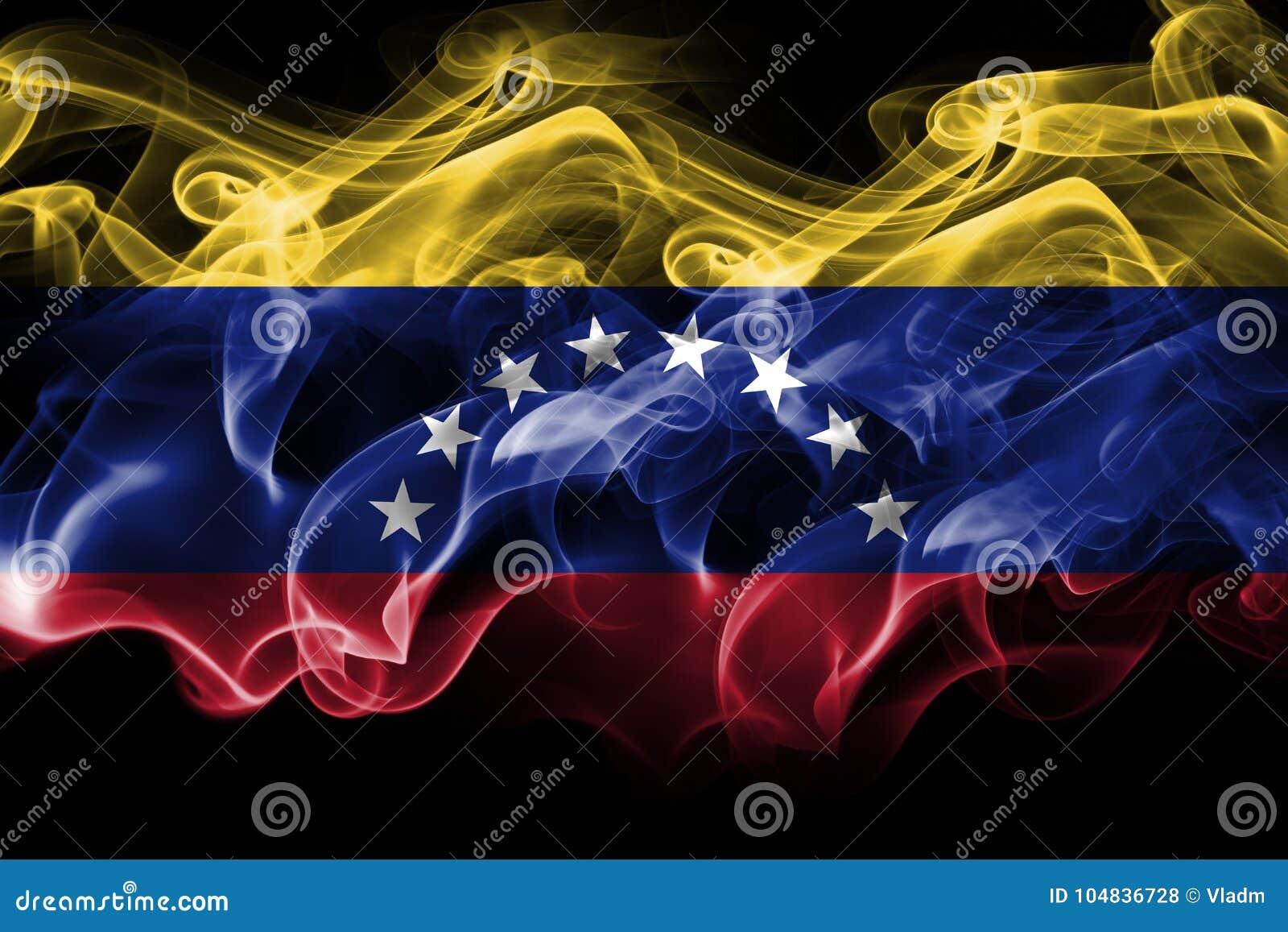 venezuela smoke flag