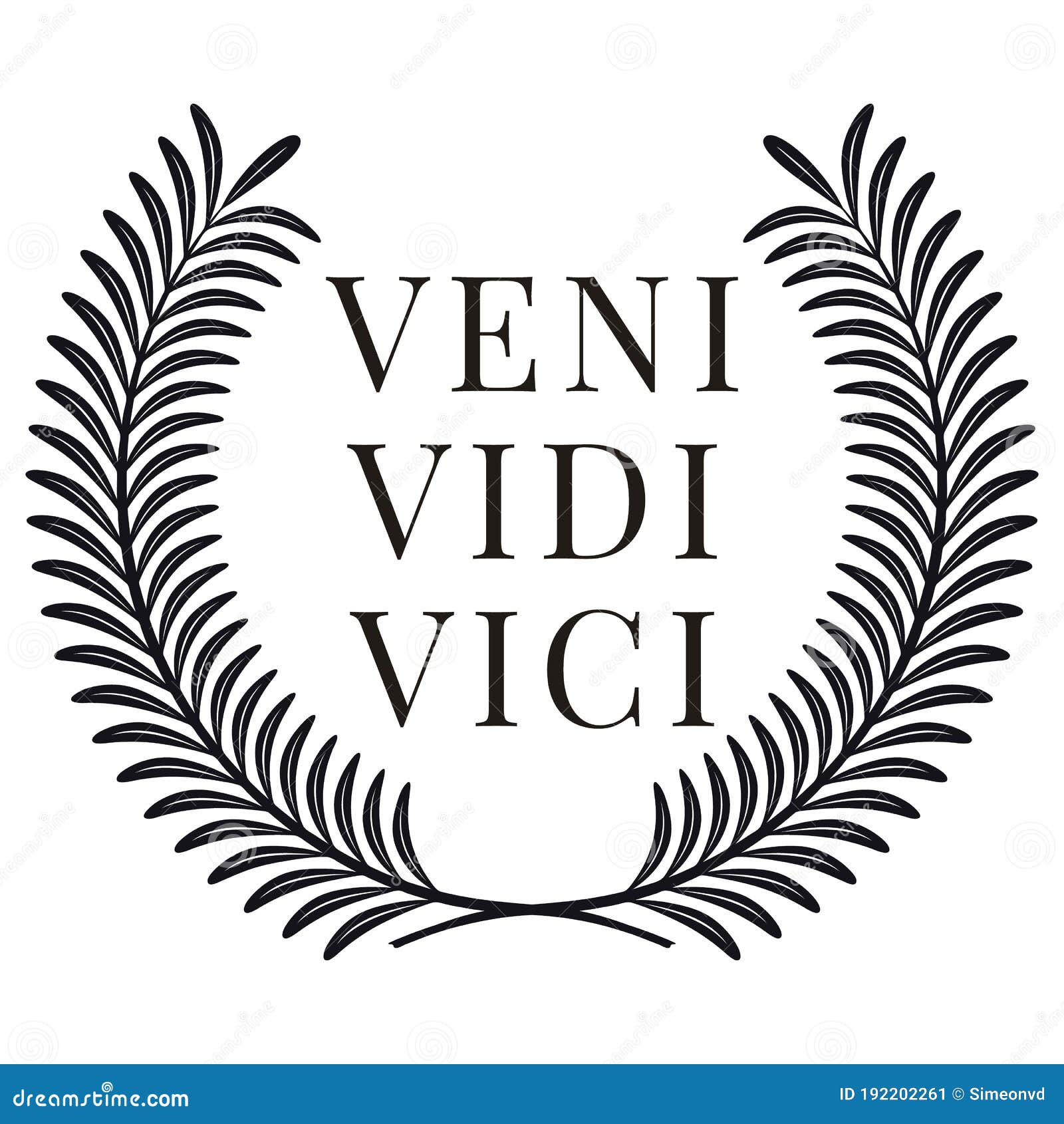 Veni, Vidi, Vici Stock Photo, Picture and Royalty Free Image