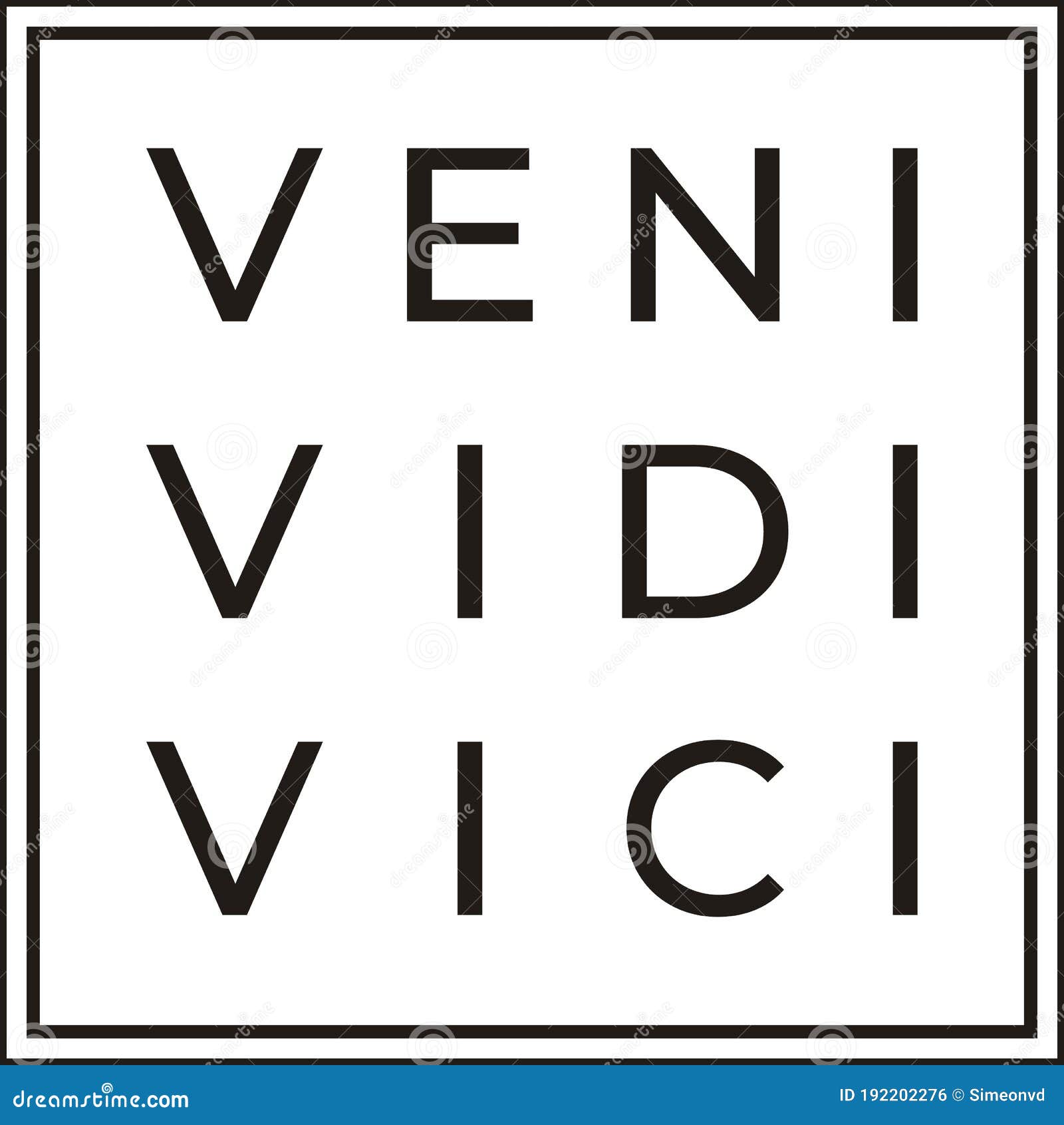 What does the Latin term veni, vidi, vici mean?