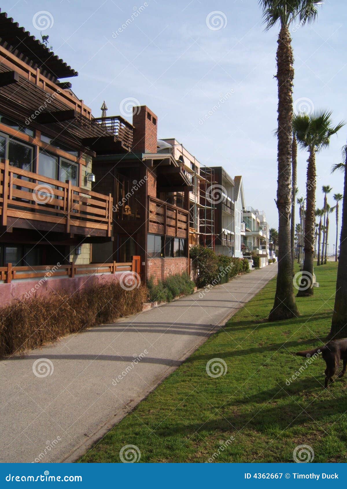 Venice Beach house stock image. Image of walkway, apartment 4362667