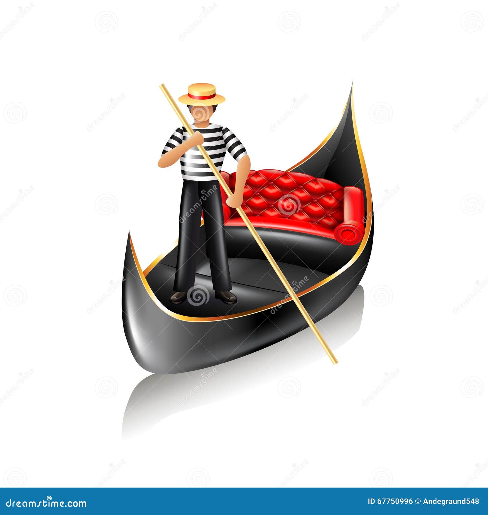 Venice Gondola Clip Art