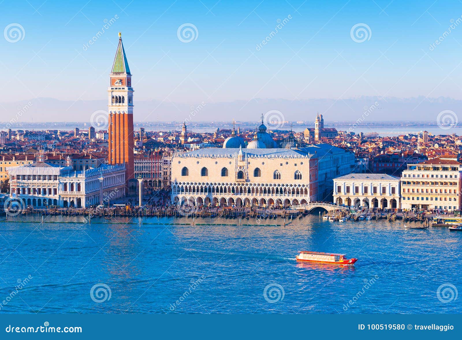 Venice, Italy. Aerial Panorama of the Most Popular Italian City. Stock ...