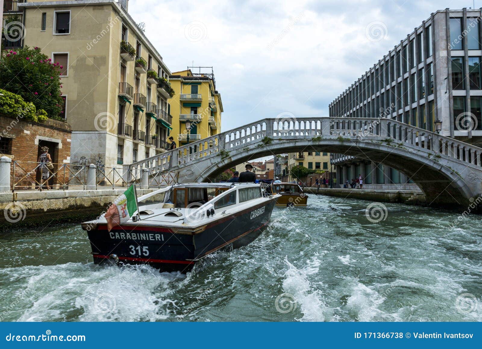 water-gendarmerie-on-a-boat-patrols-canals-of-the-city-of-venice