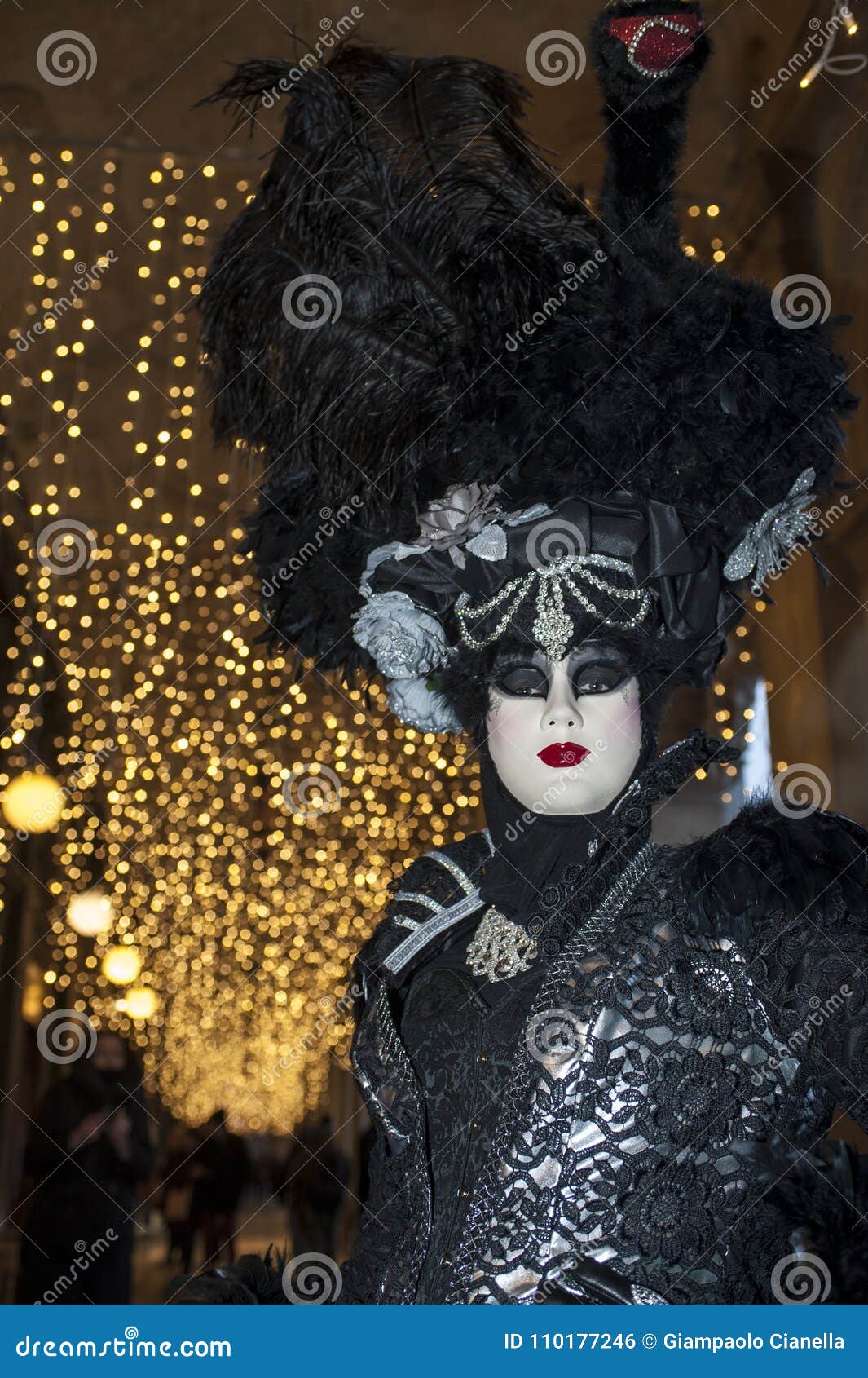 Venice, Italy - February 6 2018 - the Masks of Carnival 2018. Editorial ...