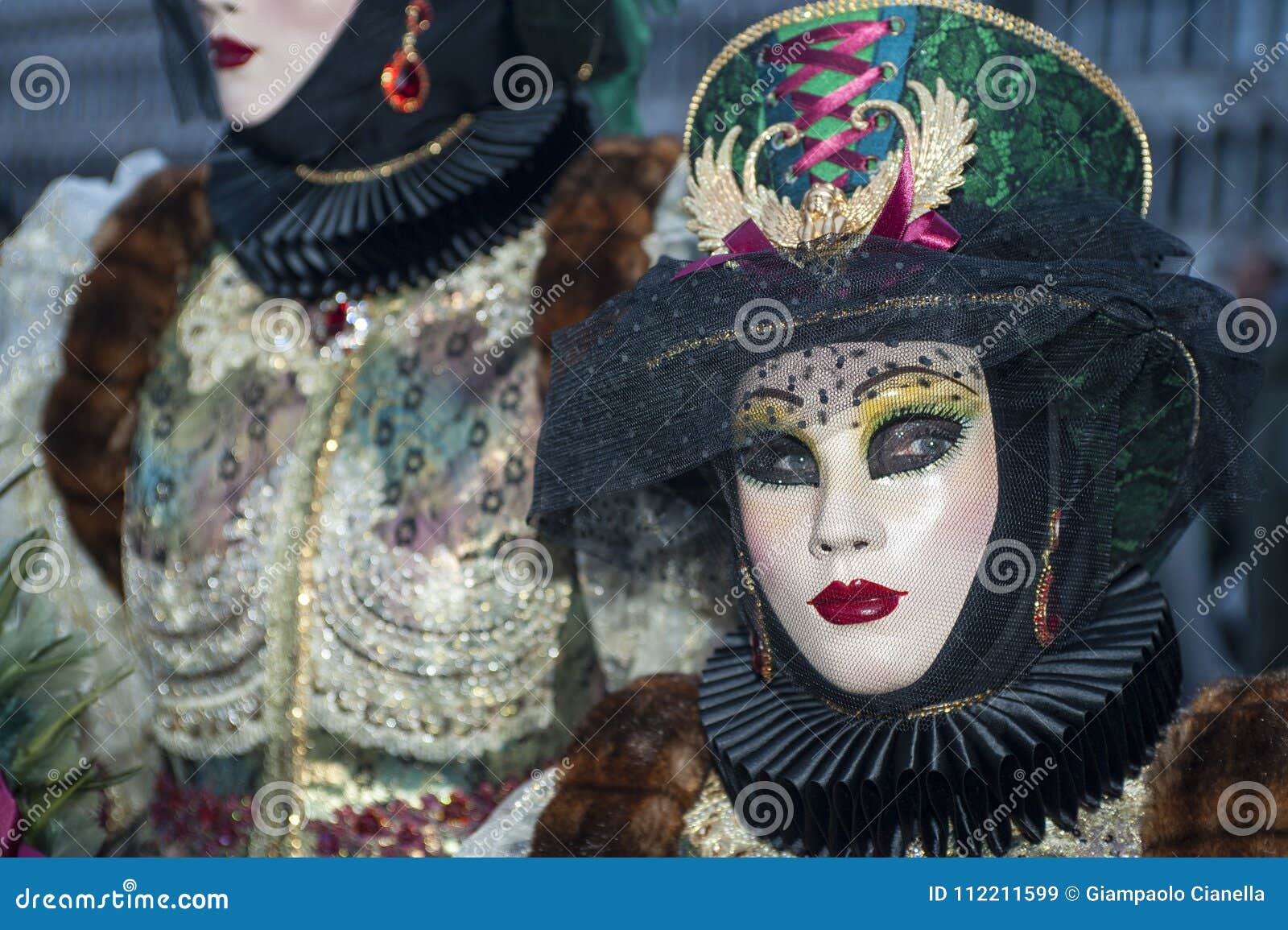 Venice, Italy - February 6 2018 - the Masks of Carnival 2018. Editorial ...