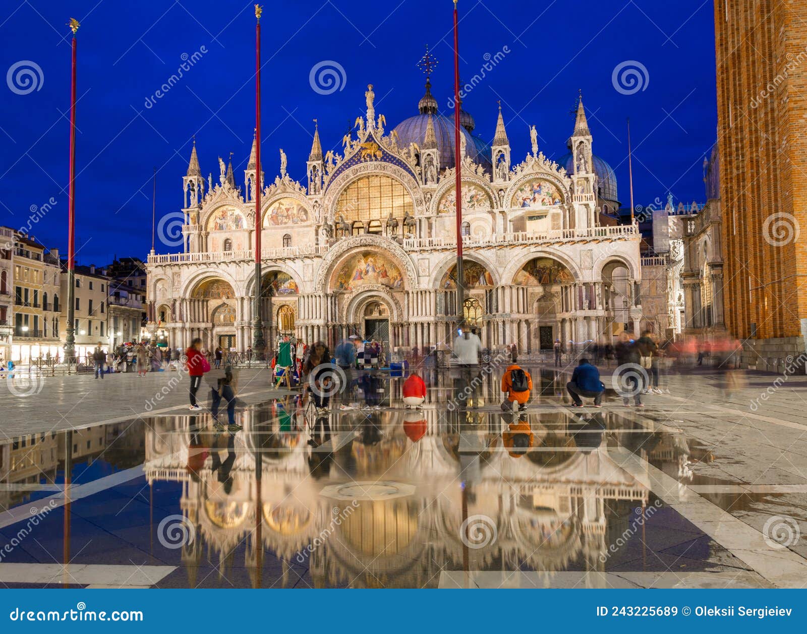 The Patriarchal Cathedral Basilica Of Saint Mark At The Piazza San Marco St Mark`s Square